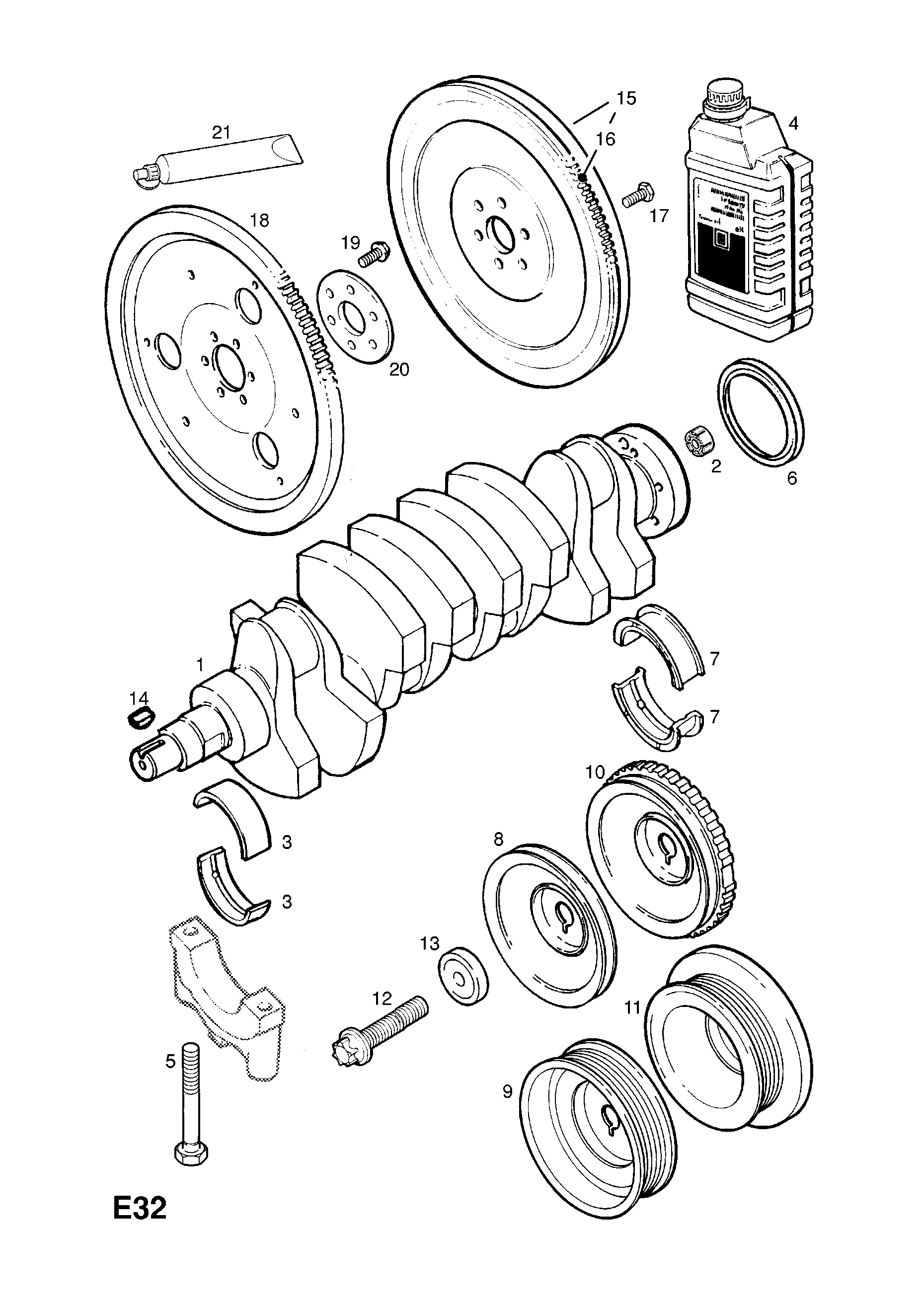 FLEXPLATE AND FITTINGS <small><i>[AUTOMATIC TRANSMISSION]</i></small>