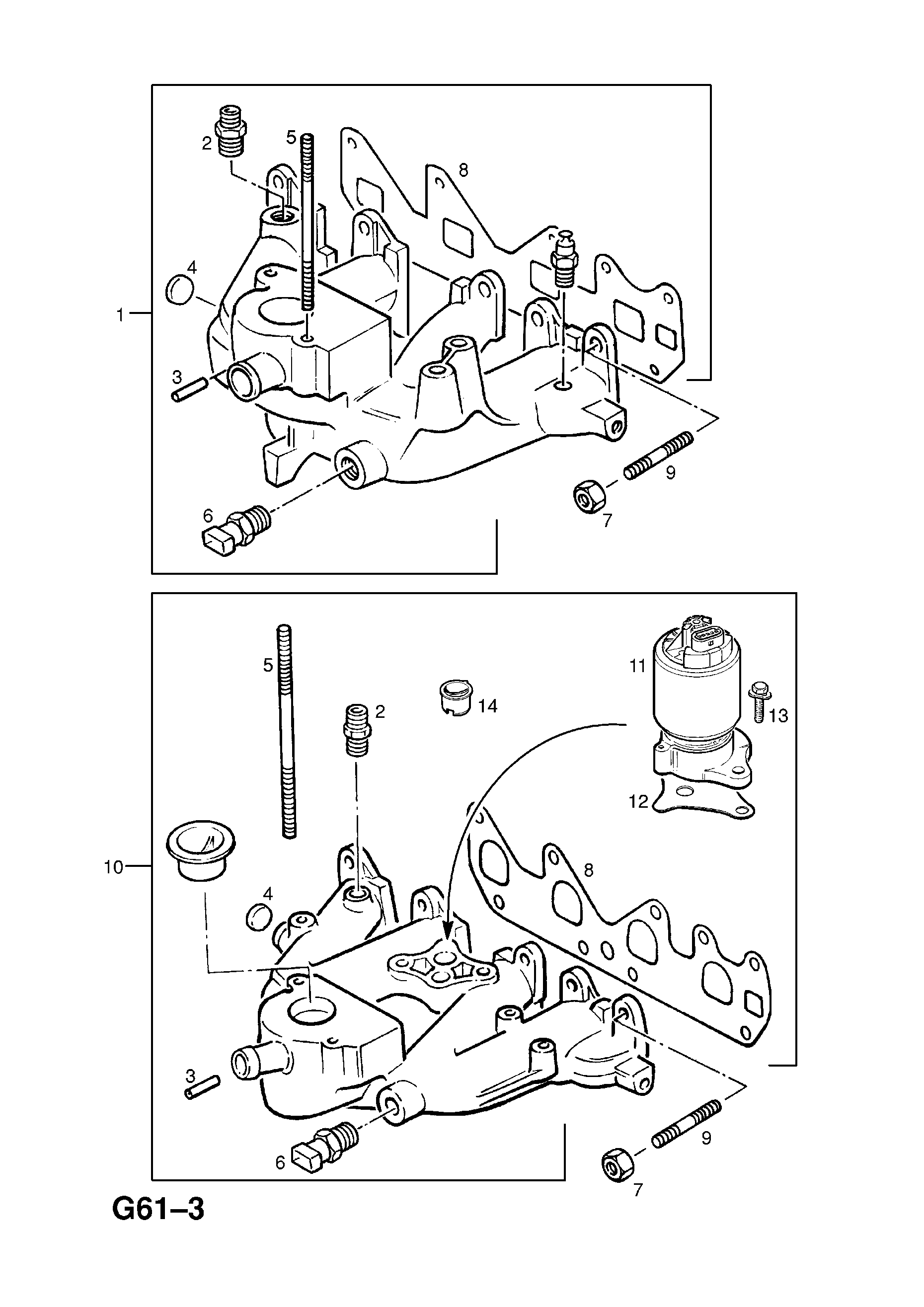 INDUCTION MANIFOLD (CONTD.) <small><i>[C14NZ[2H6] ENGINE]</i></small>