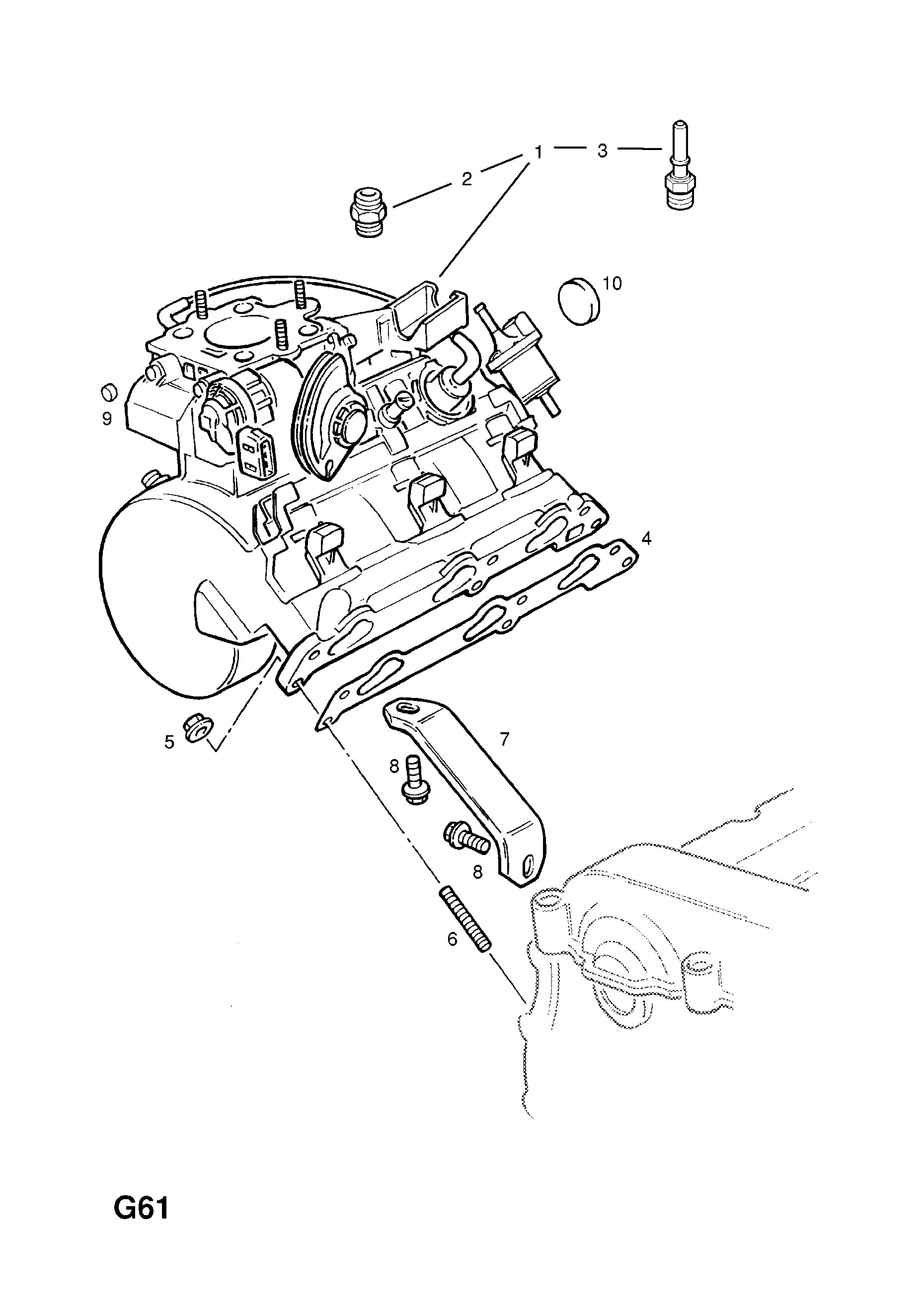INDUCTION MANIFOLD <small><i>[X10XE[LW3] ENGINE]</i></small>