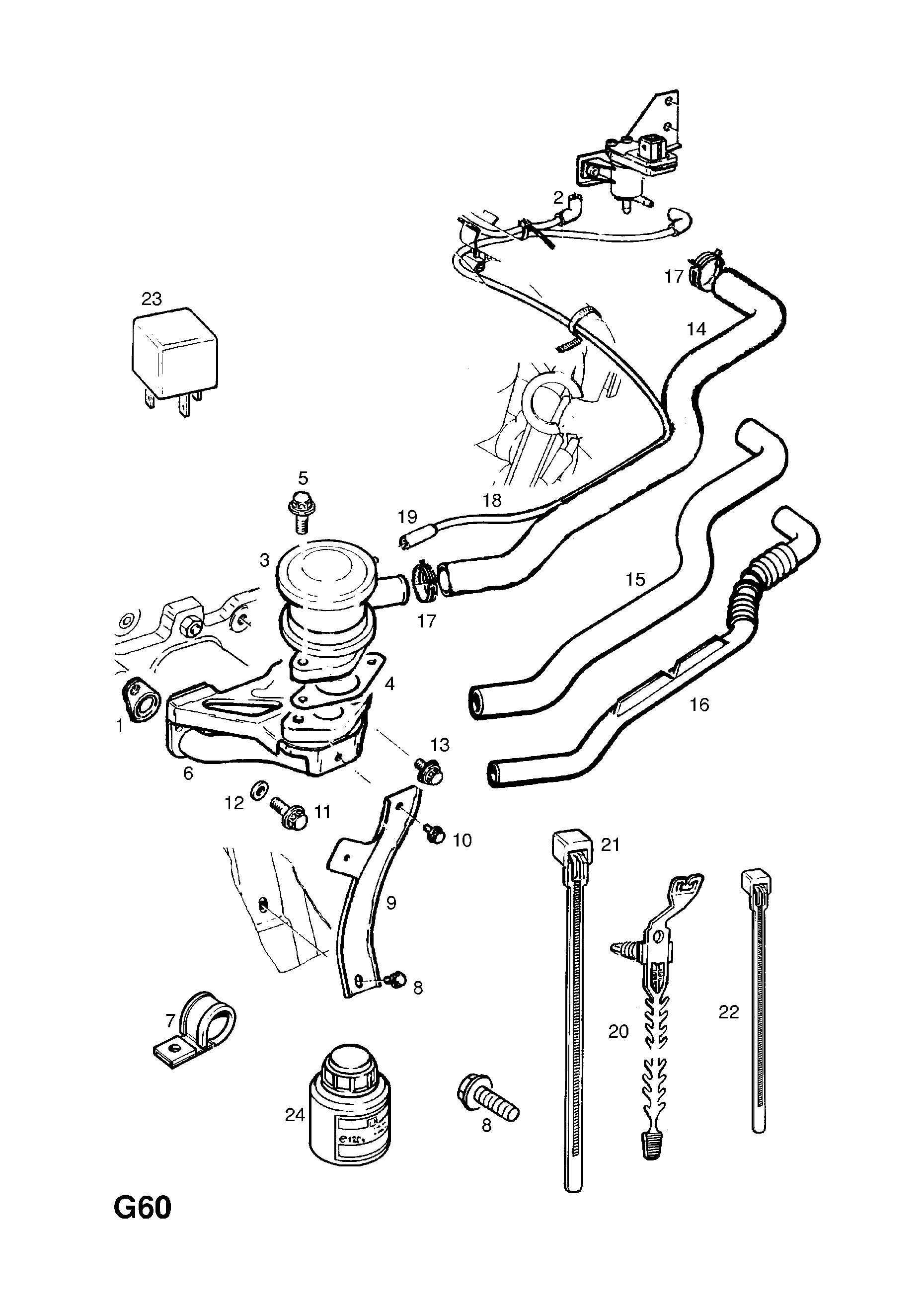 AIR INJECTION PUMP SYSTEM (CONTD.) <small><i>[ESTATE (F35)]</i></small>