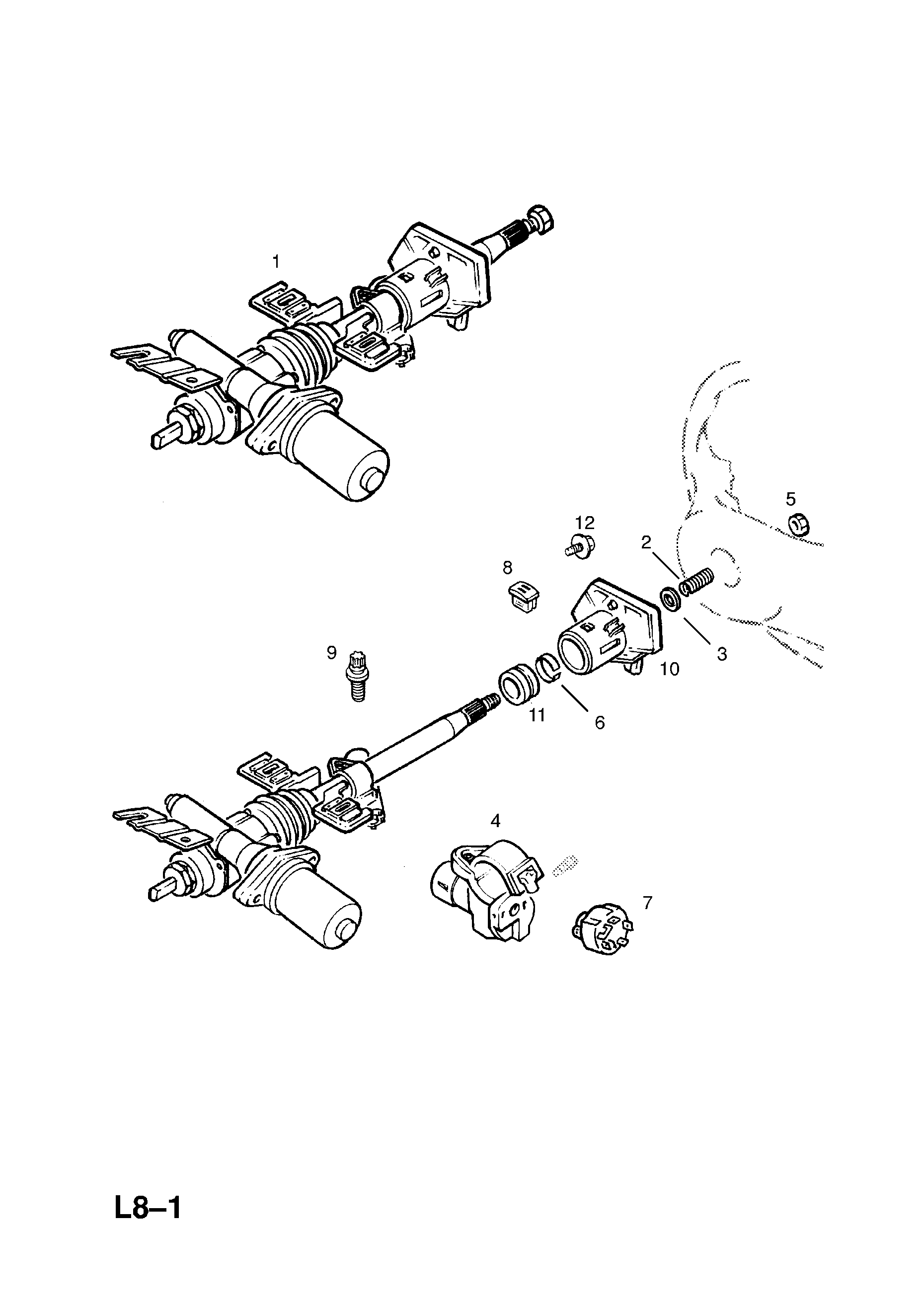 STEERING COLUMN (CONTD.) <small><i>[FOR ELECTRONIC POWER STEERING]</i></small>