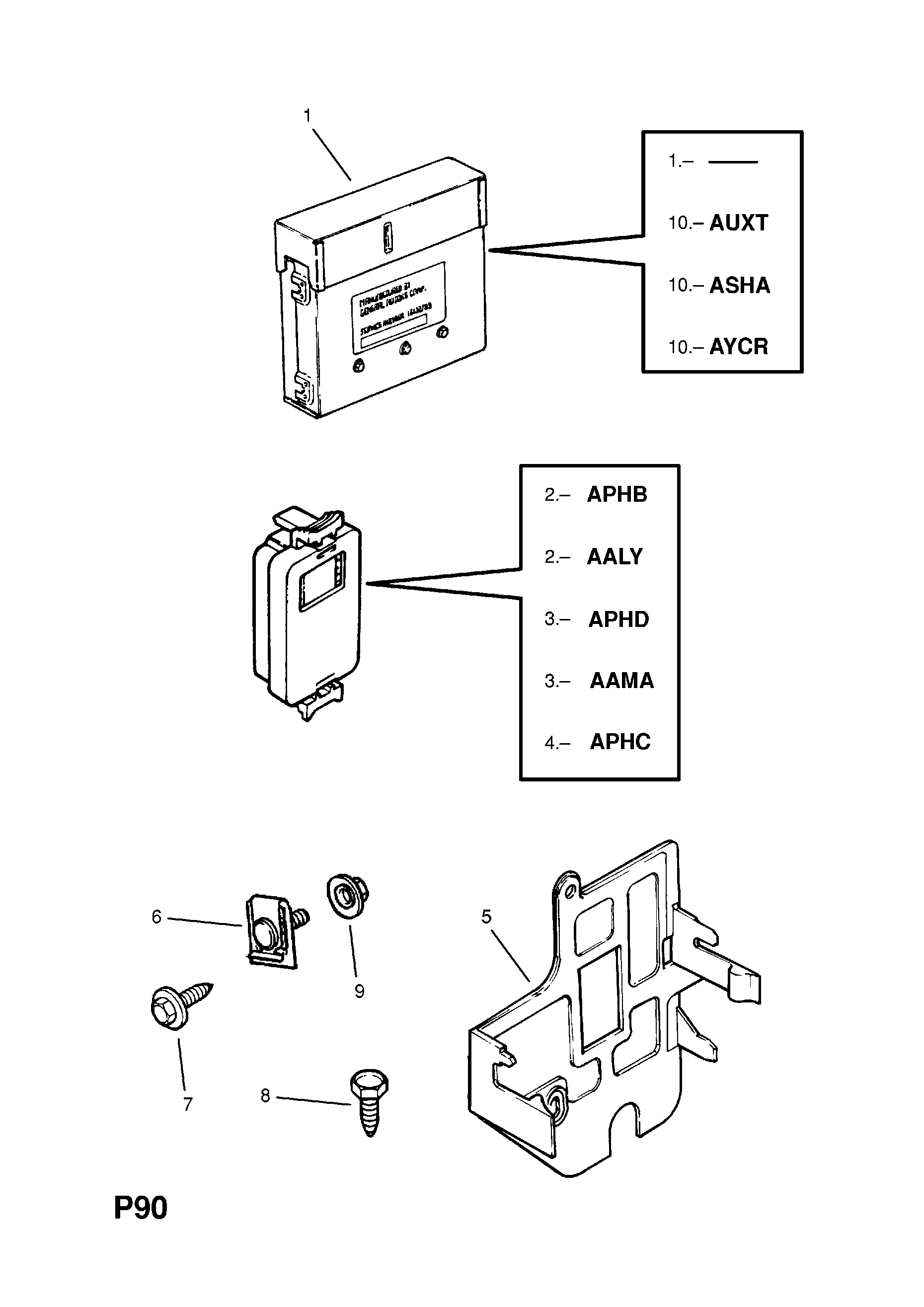 FUEL INJECTION CONTROL UNIT <small><i>[C14NZ[2H6] PETROL ENGINE]</i></small>