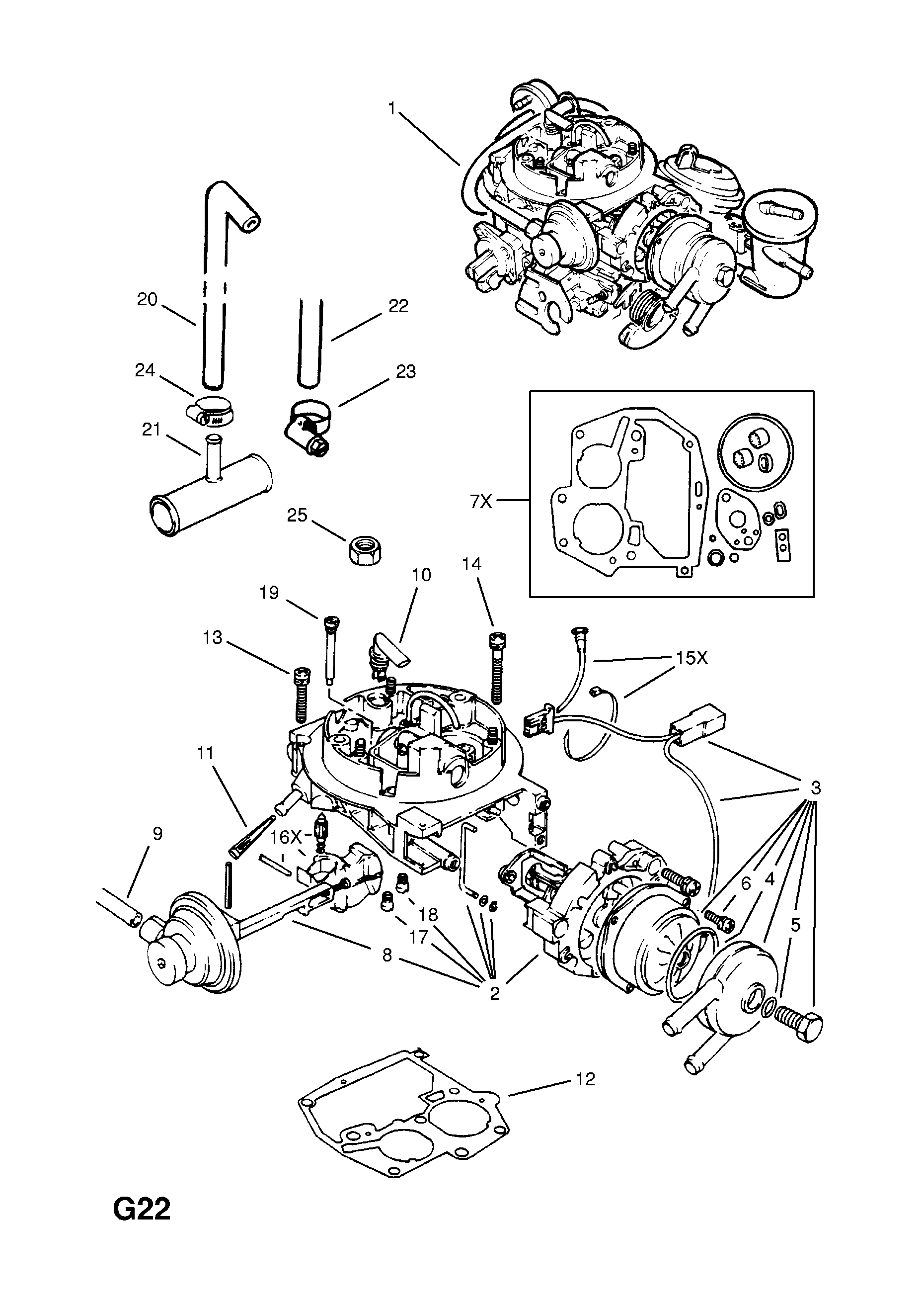 CARBURETTER (CONTD.) <small><i>[13S[LX9] PETROL ENGINE (USED WITH MANUAL TRANSMISSION) (PIERBURG TYPE)]</i></small>