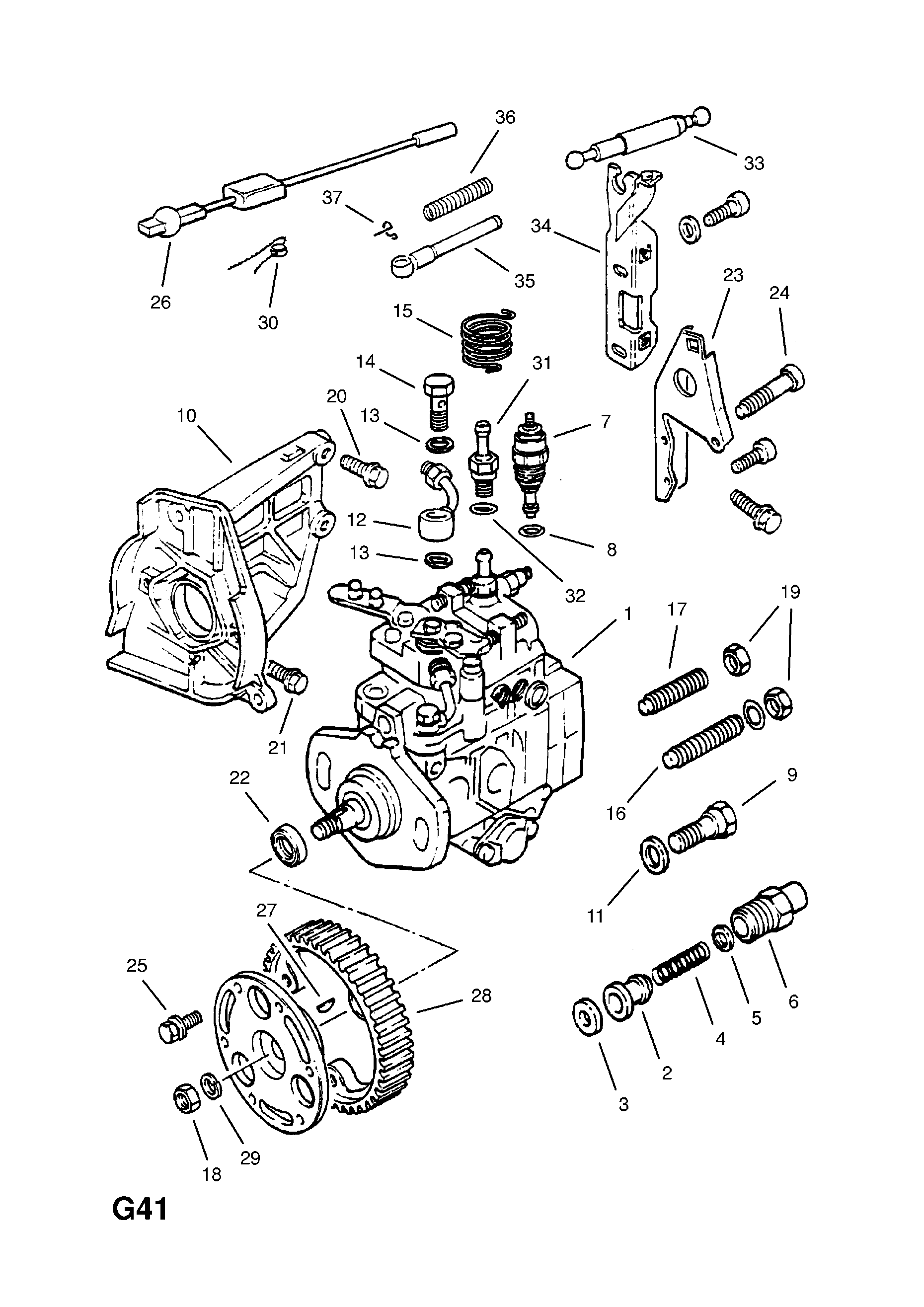 FUEL INJECTION PUMP (CONTD.) <small><i>[16D[L53] DIESEL ENGINE (AUTOMATIC TRANSMISSION)]</i></small>