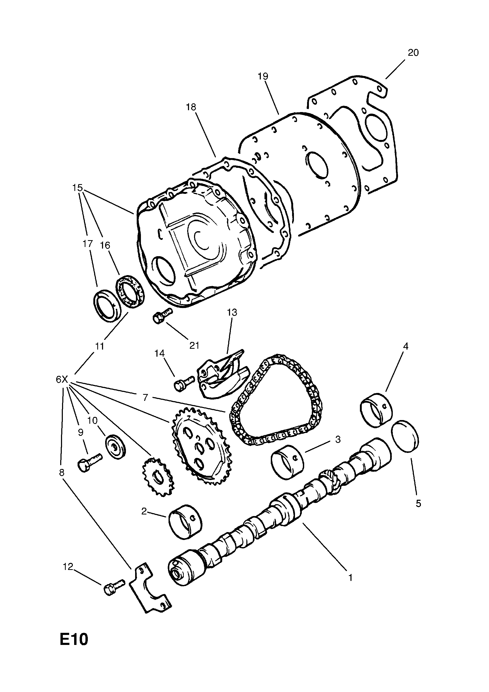 TIMING CHAIN, GEAR AND PULLEYS