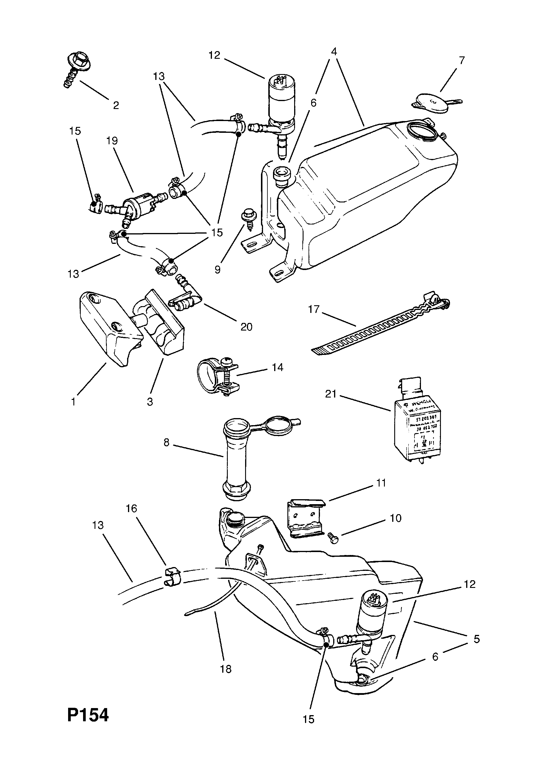 HEADLAMP WIPER AND WASHER <small><i>[GSI,GTE]</i></small>
