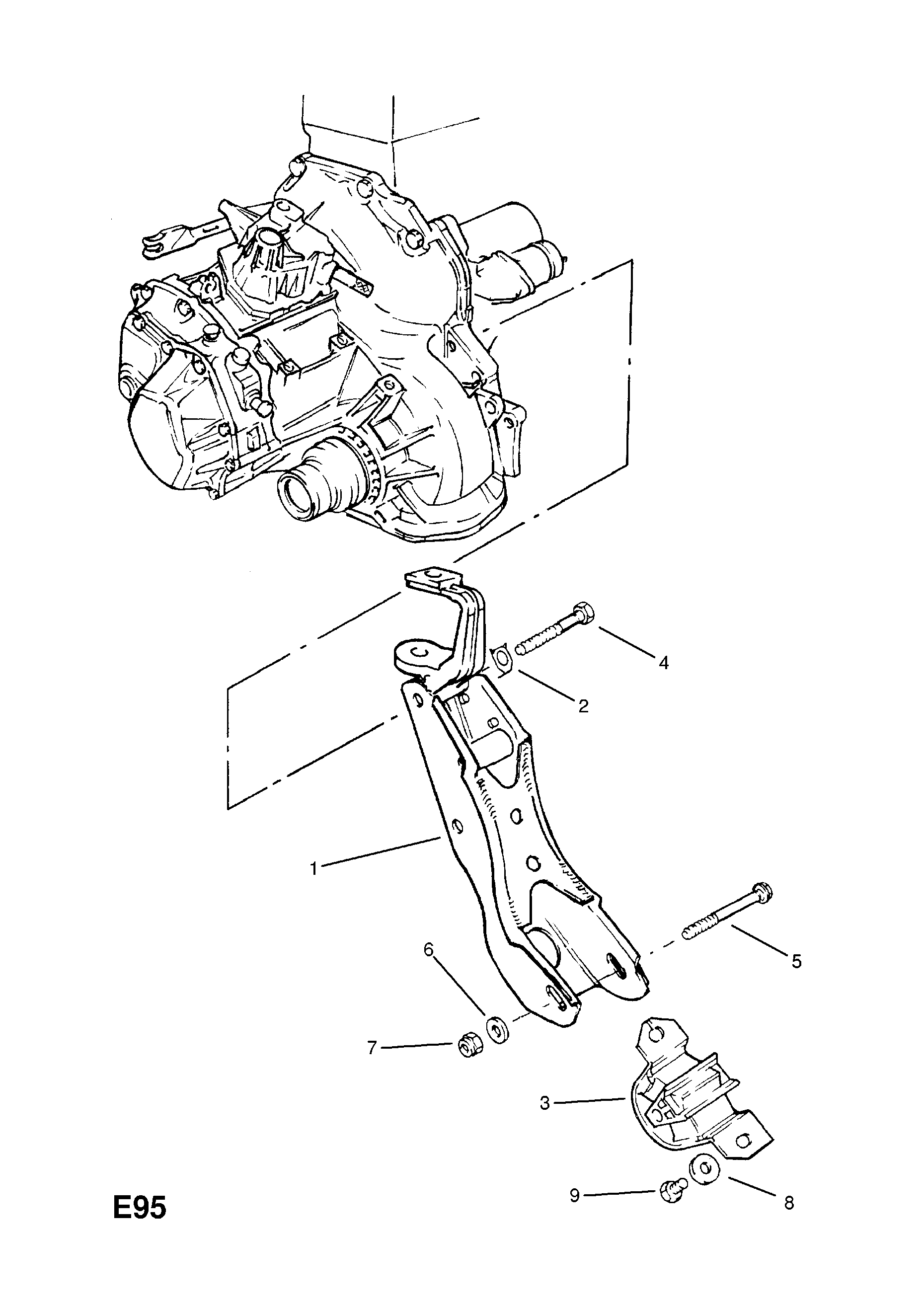 ENGINE MOUNTINGS (CONTD.) <small><i>[REAR MOUNTINGS]</i></small>
