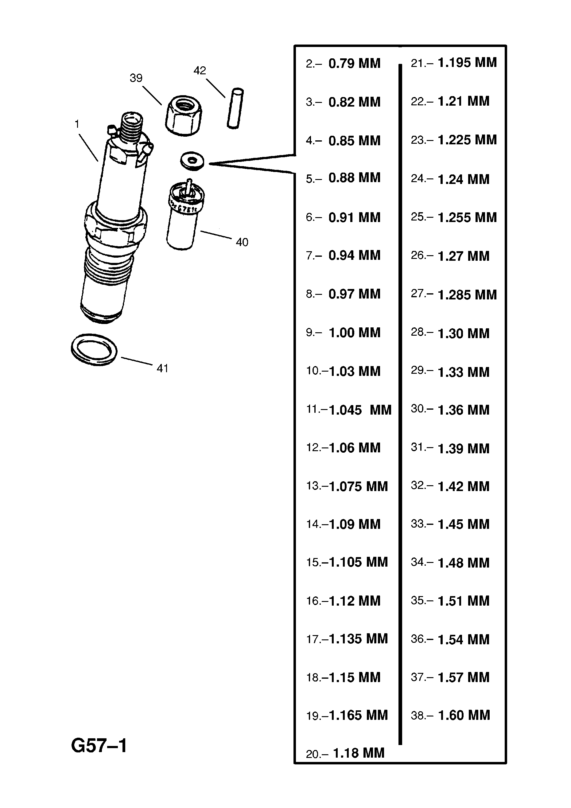 FUEL INJECTOR (CONTD.) <small><i>[17D[LU7],17DR[LU7] DIESEL ENGINES WITH CAV INJECTION PUMP]</i></small>