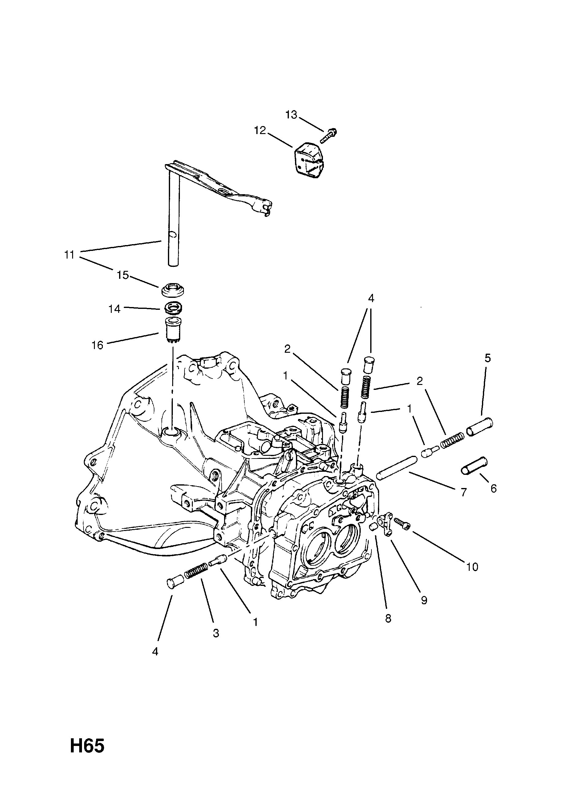 SELECTOR SHAFT AND FORK (CONTD.)