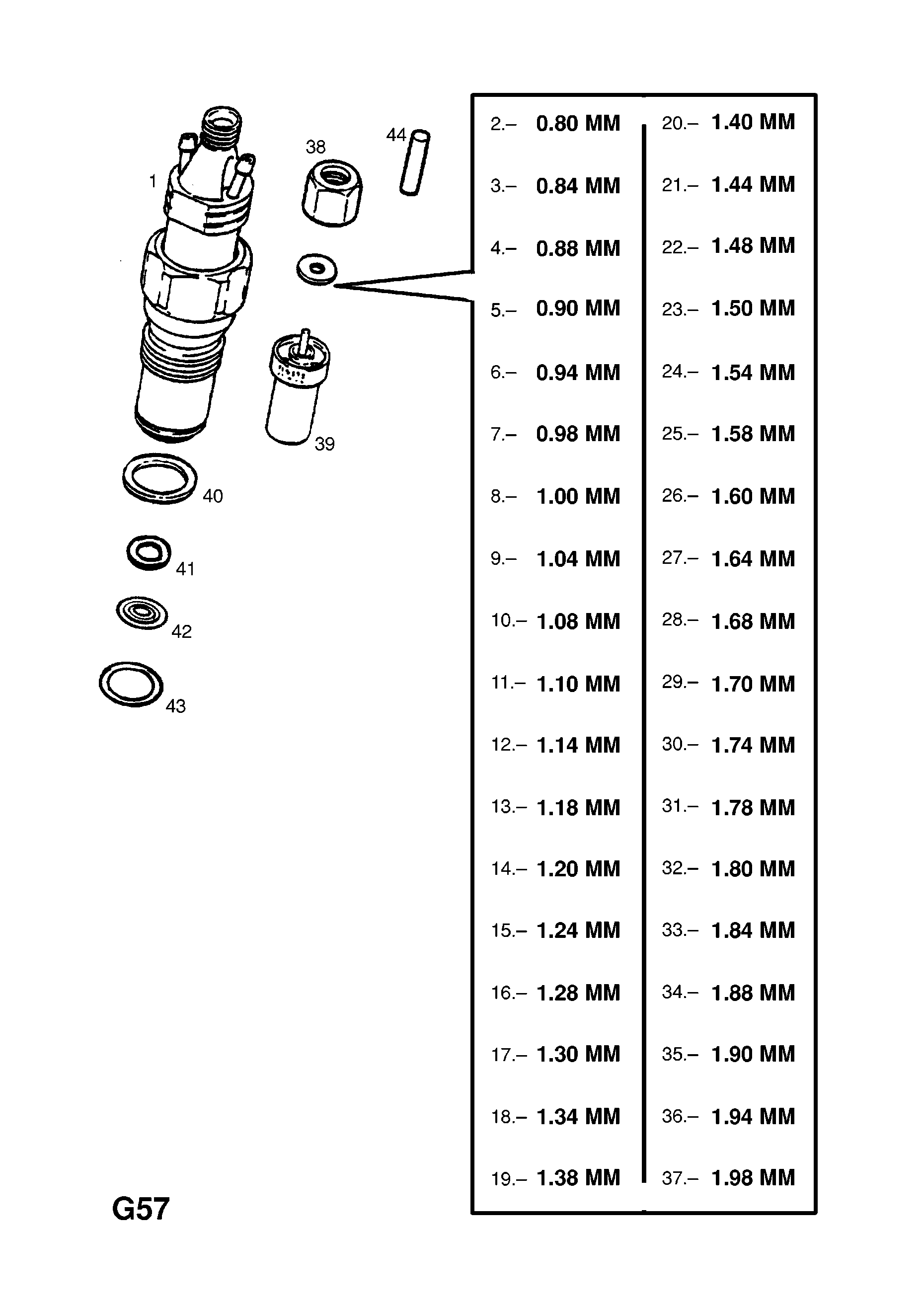 FUEL INJECTOR (CONTD.) <small><i>[17D[LU7],17DR[LU7] DIESEL ENGINES WITH BOSCH INJECTION PUMP]</i></small>