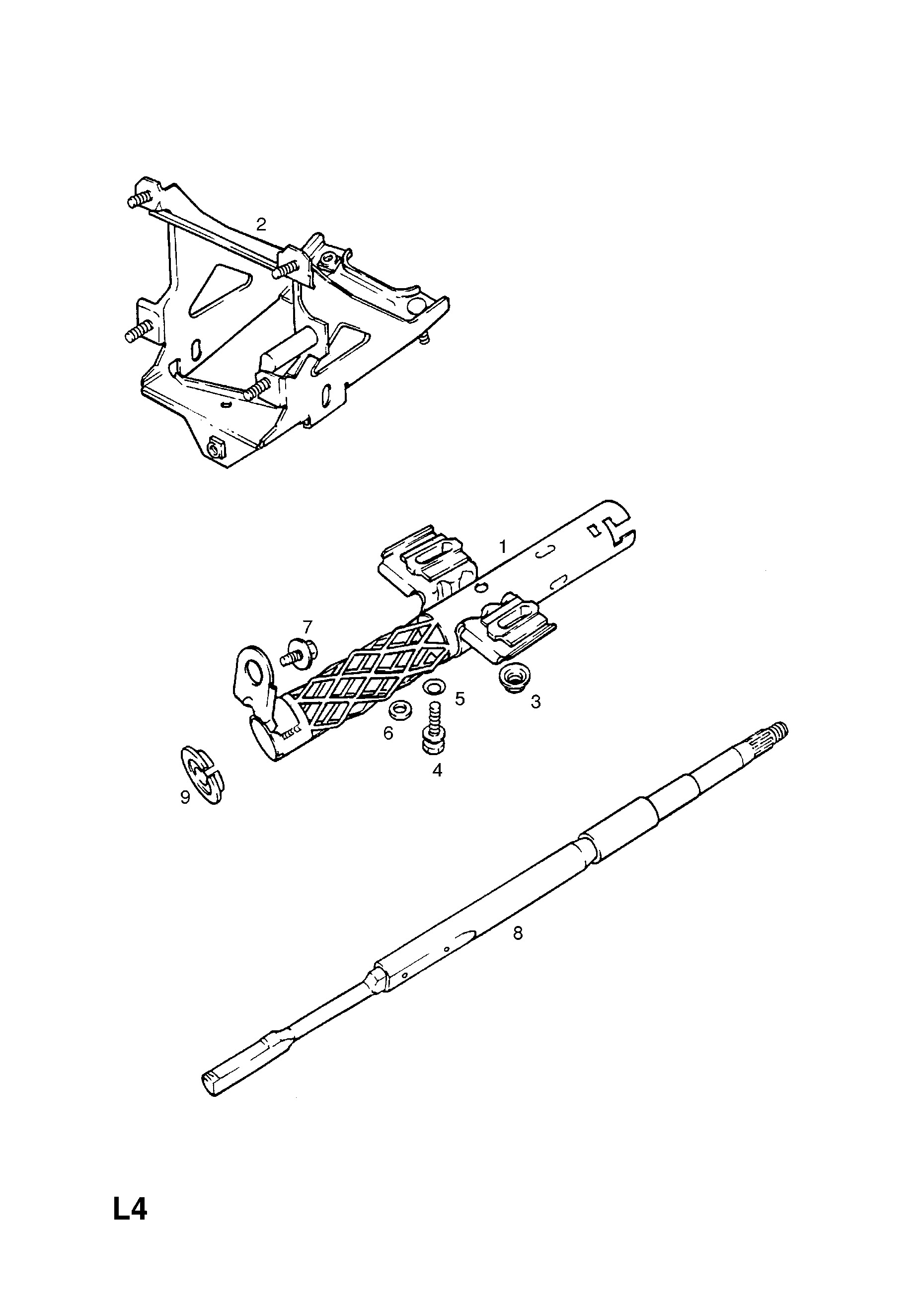 STEERING COLUMN (CONTD.) <small><i>[EXC.TILTING STEERING COLUMN AND AIR BAG (CONTD.)]</i></small>
