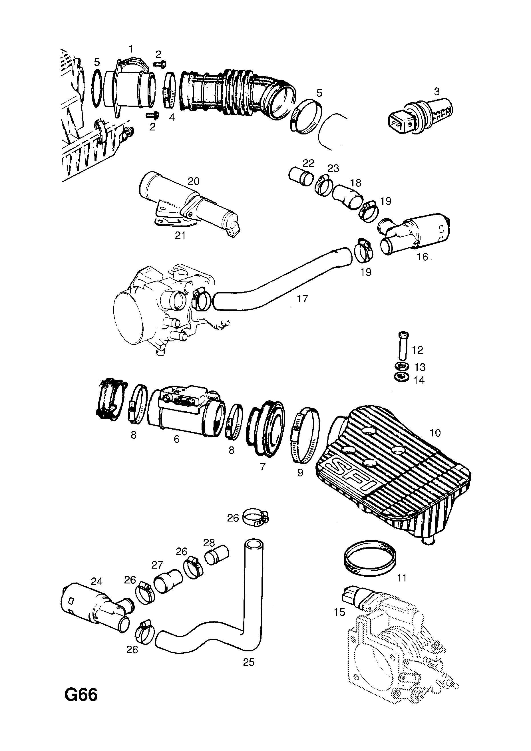 IDLE REGULATOR AND VALVE <small><i>[X16XEL[L91] PETROL ENGINE]</i></small>