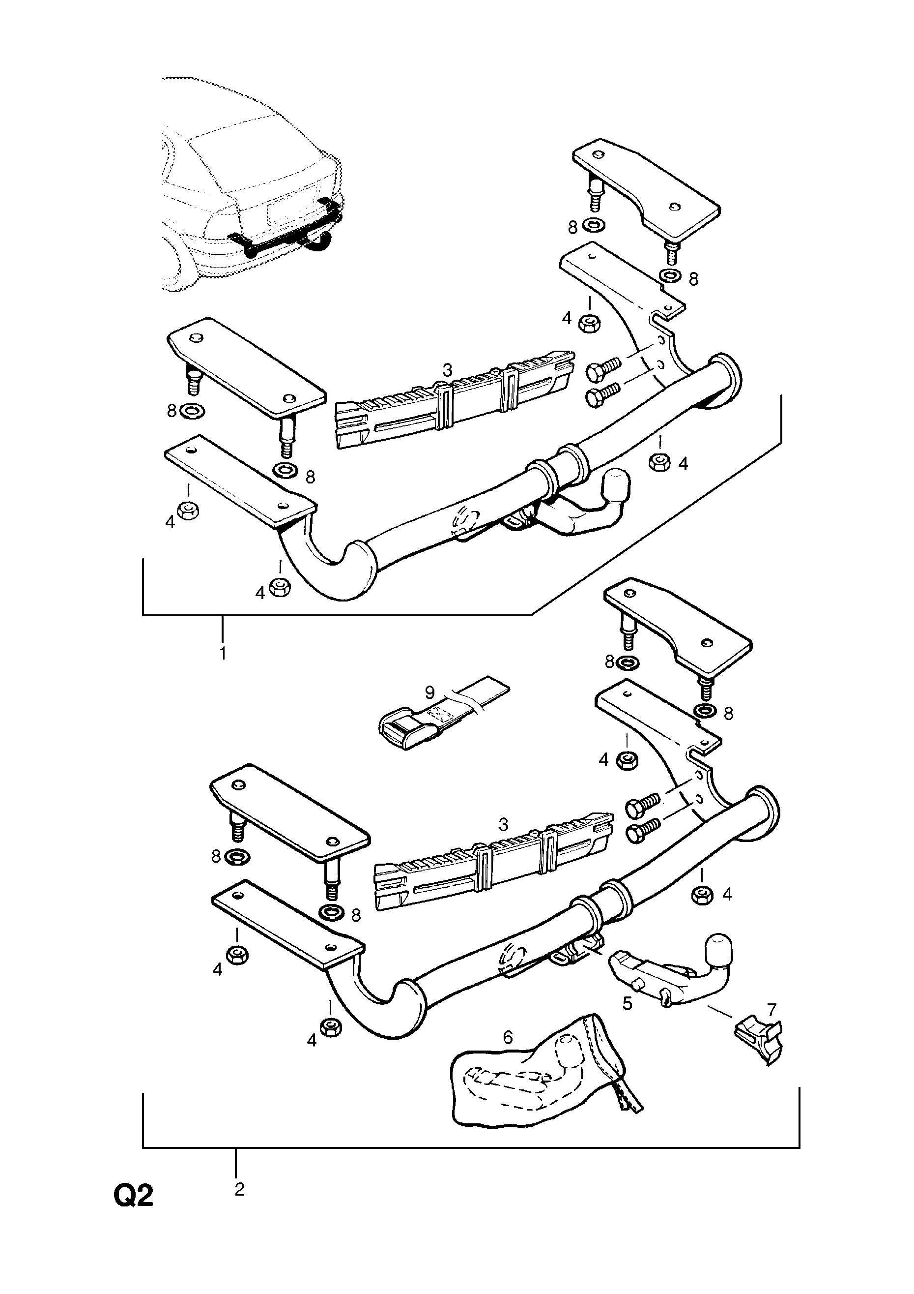 TRAILER COUPLING <small><i>[HATCH (F08,F48)]</i></small>