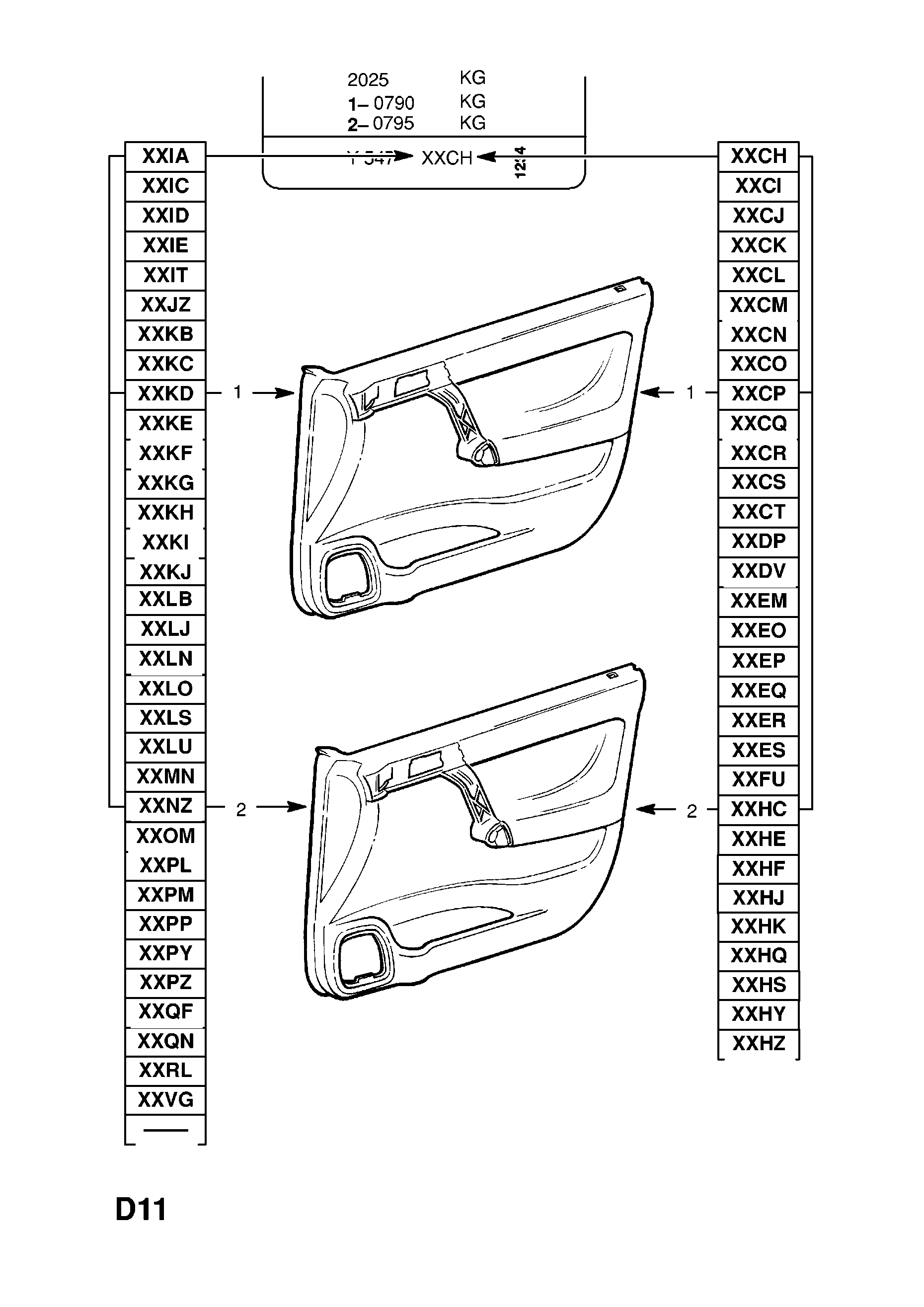 FRONT DOOR TRIM <small><i>[COUPE (F07)]</i></small>