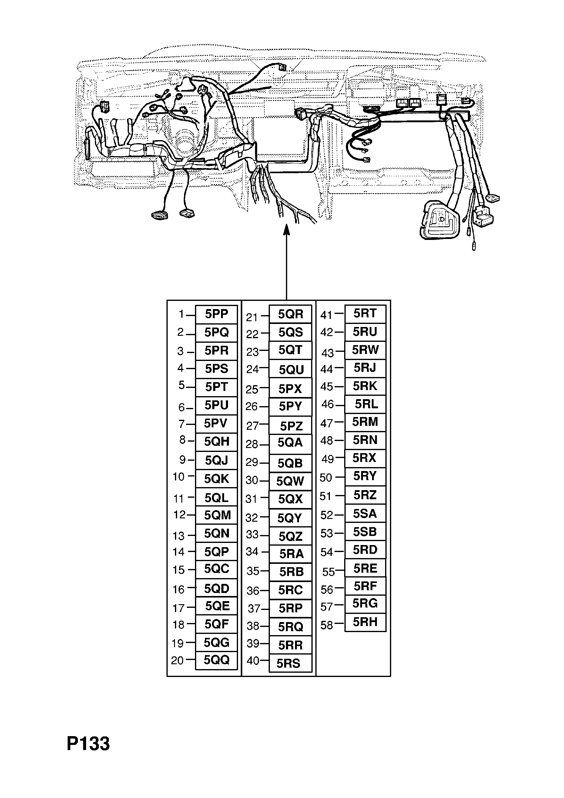 KABELSATZ ARMATURENTAFEL (FORTSETZUNG) <small><i>[SCHRAEGHECK,STUFENHECK,CARAVAN,LIEFERWAGEN (F08,F35,F48,F69,F70) (RL) (FUER ELEKTRONISCHE KLIMAANLAGE) (IN VERB. MIT XENON-SCHEINWERFERN) (22000001- 25000001- 26000001- 28000001- 4G000001-)]</i></small>