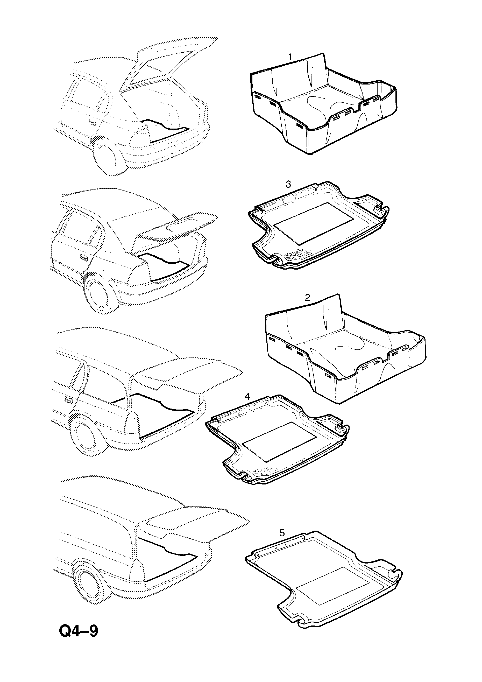 LUGGAGE TRUNK PROTECTIVE LINER <small><i>[HATCH (F08,F48)]</i></small>