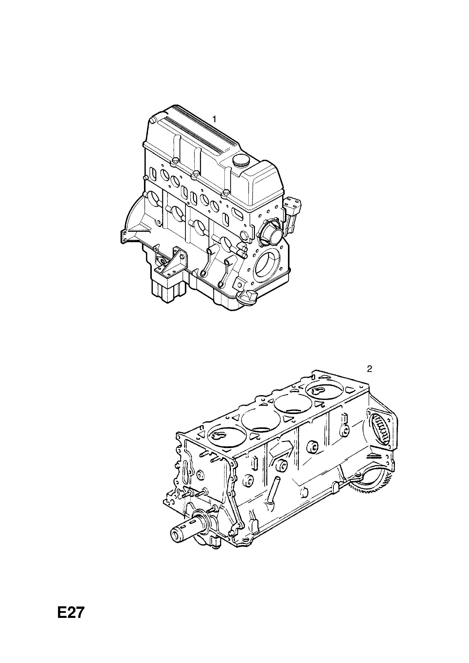 ENGINE ASSEMBLY (EXCHANGE) <small><i>[FOR VAUXHALL]</i></small>