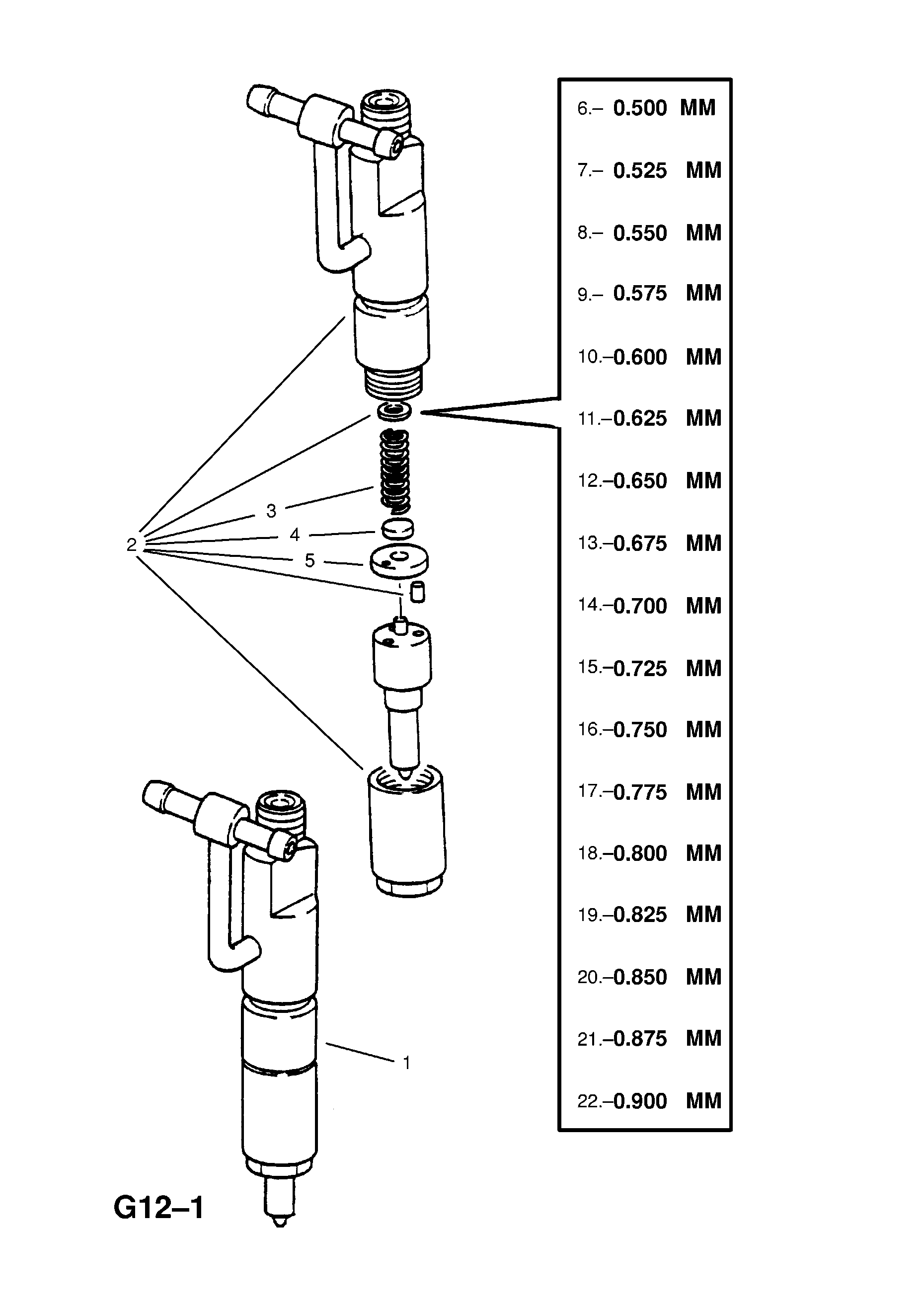 FUEL INJECTOR (CONTD.) <small><i>[28TD DIESEL ENGINE]</i></small>