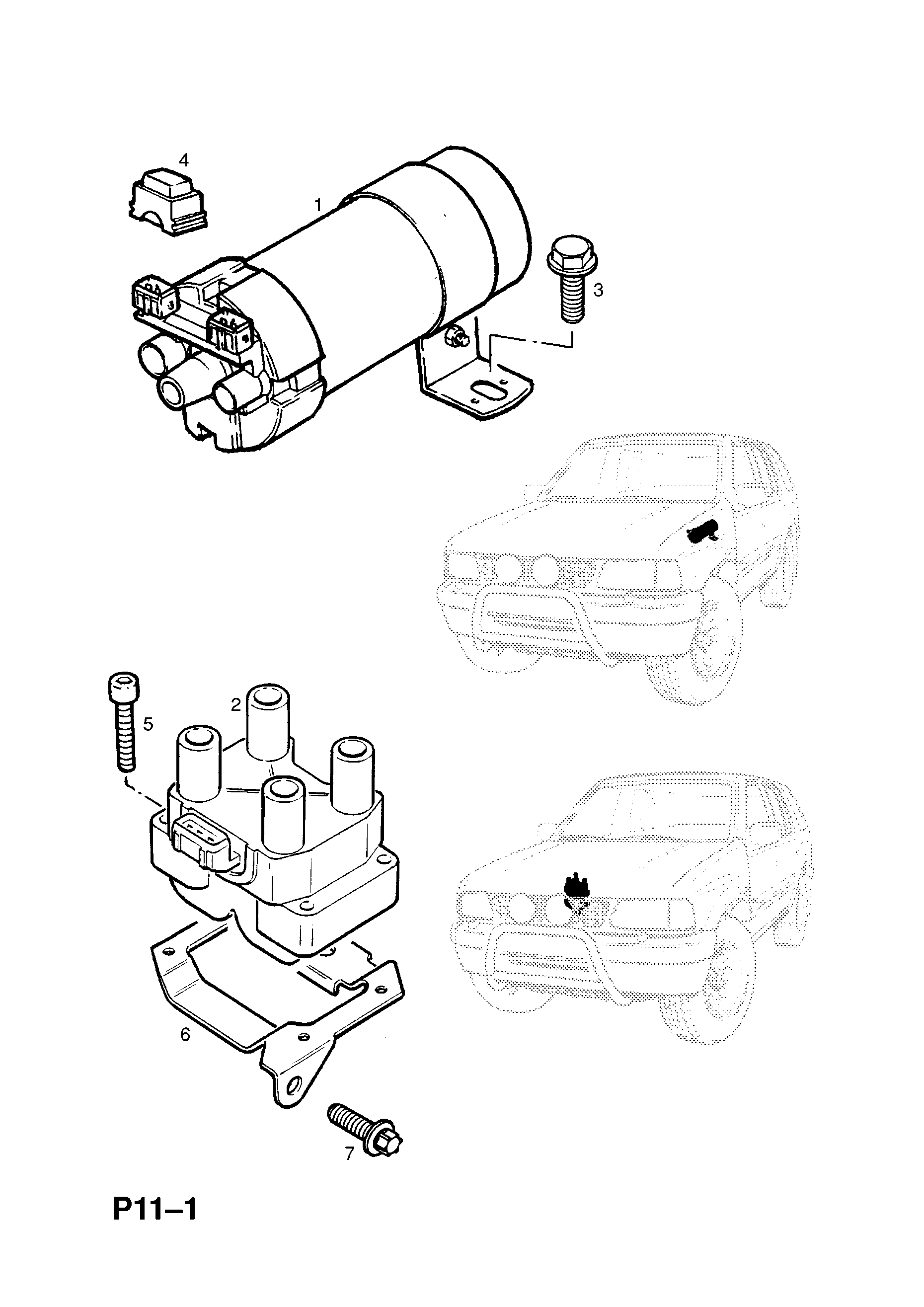IGNITION COIL FITTINGS <small><i>[PETROL ENGINES]</i></small>