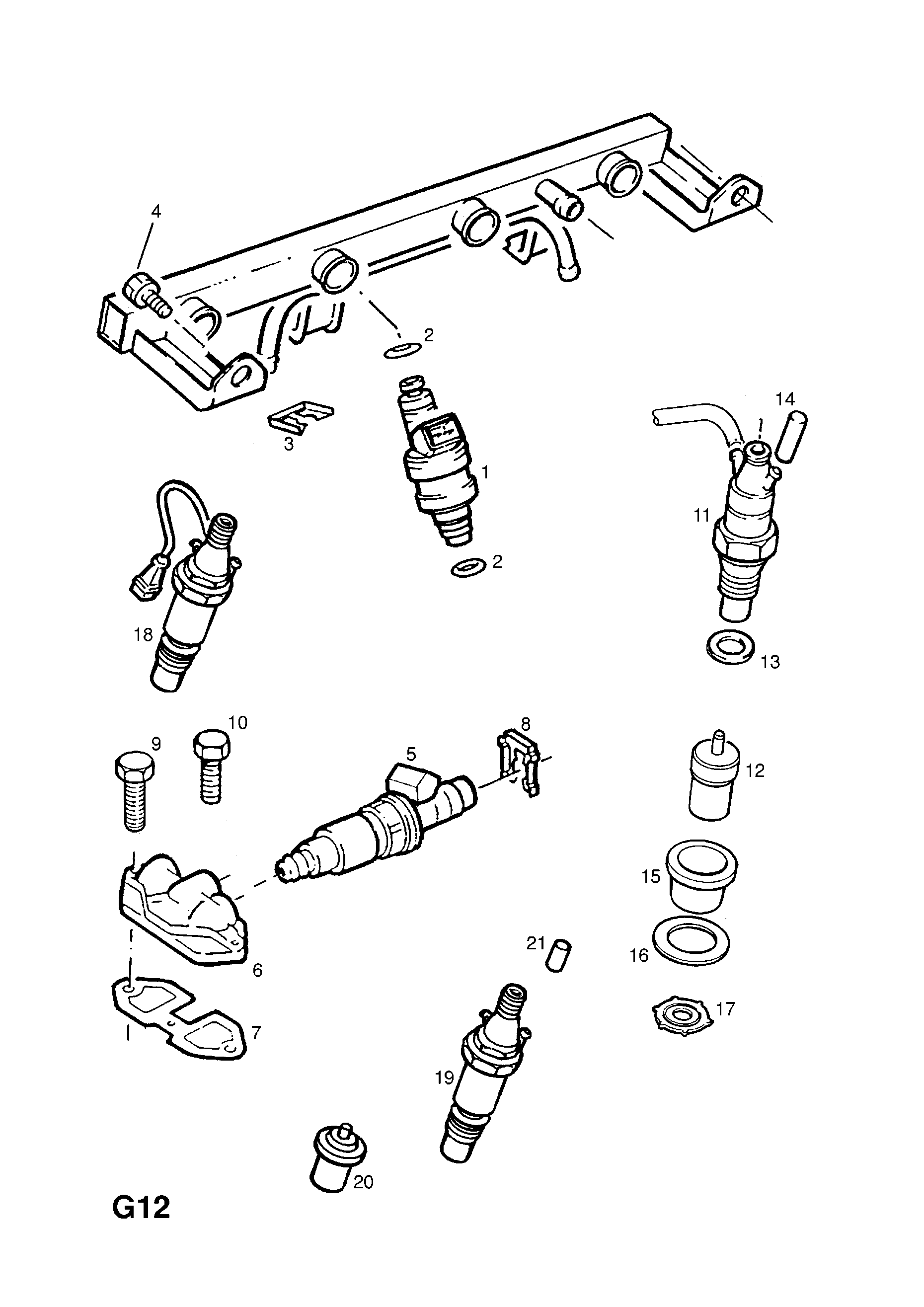 FUEL INJECTOR <small><i>[23TD DIESEL ENGINE]</i></small>