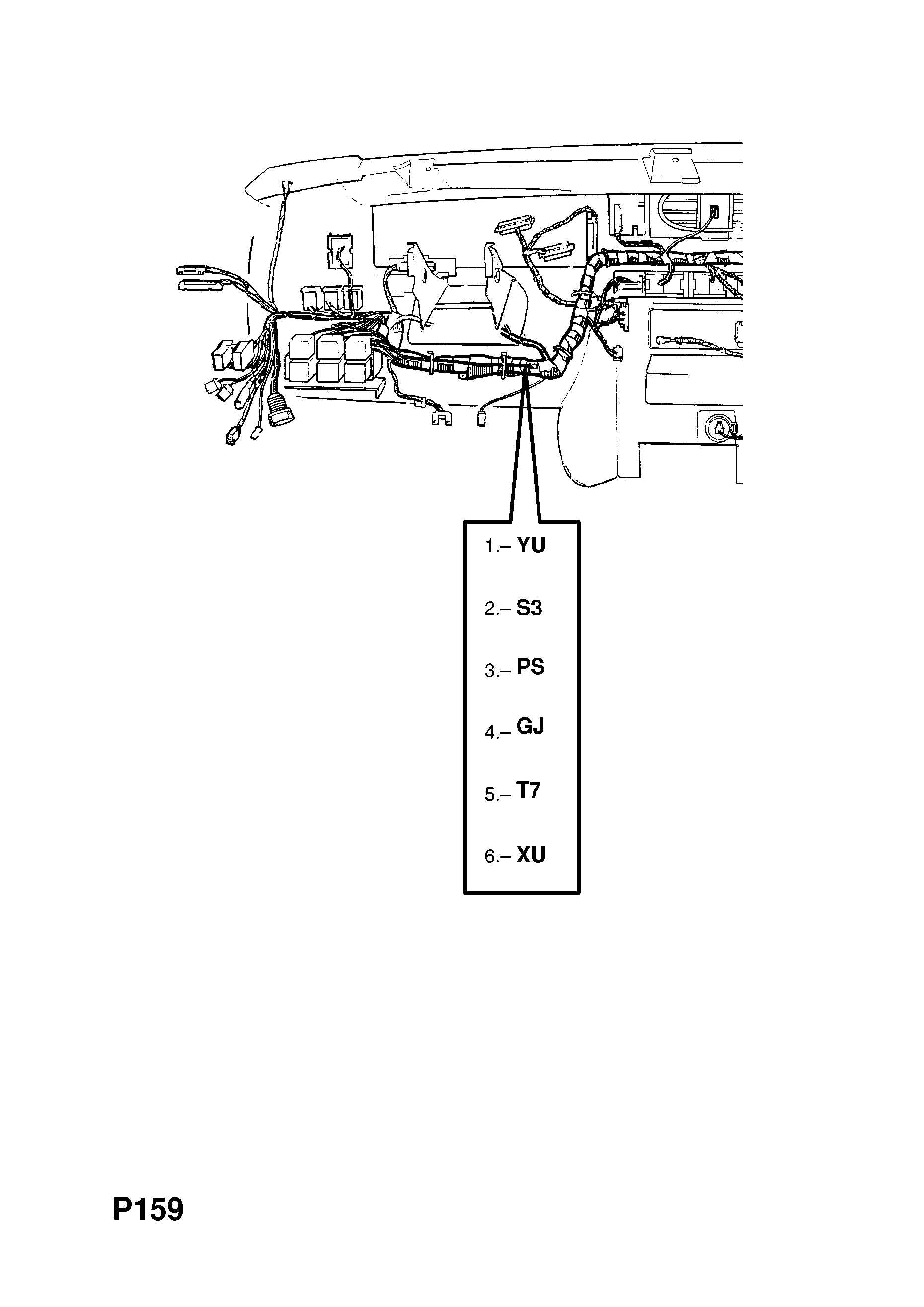 INSTRUMENT PANEL WIRING HARNESS (CONTD.) <small><i>[M1000001 (CONTD.) FOR AIR CONDITIONING AND AUTOMATIC TRANSMISSION AND LCD INSTRUMENTS (CONTD.)]</i></small>