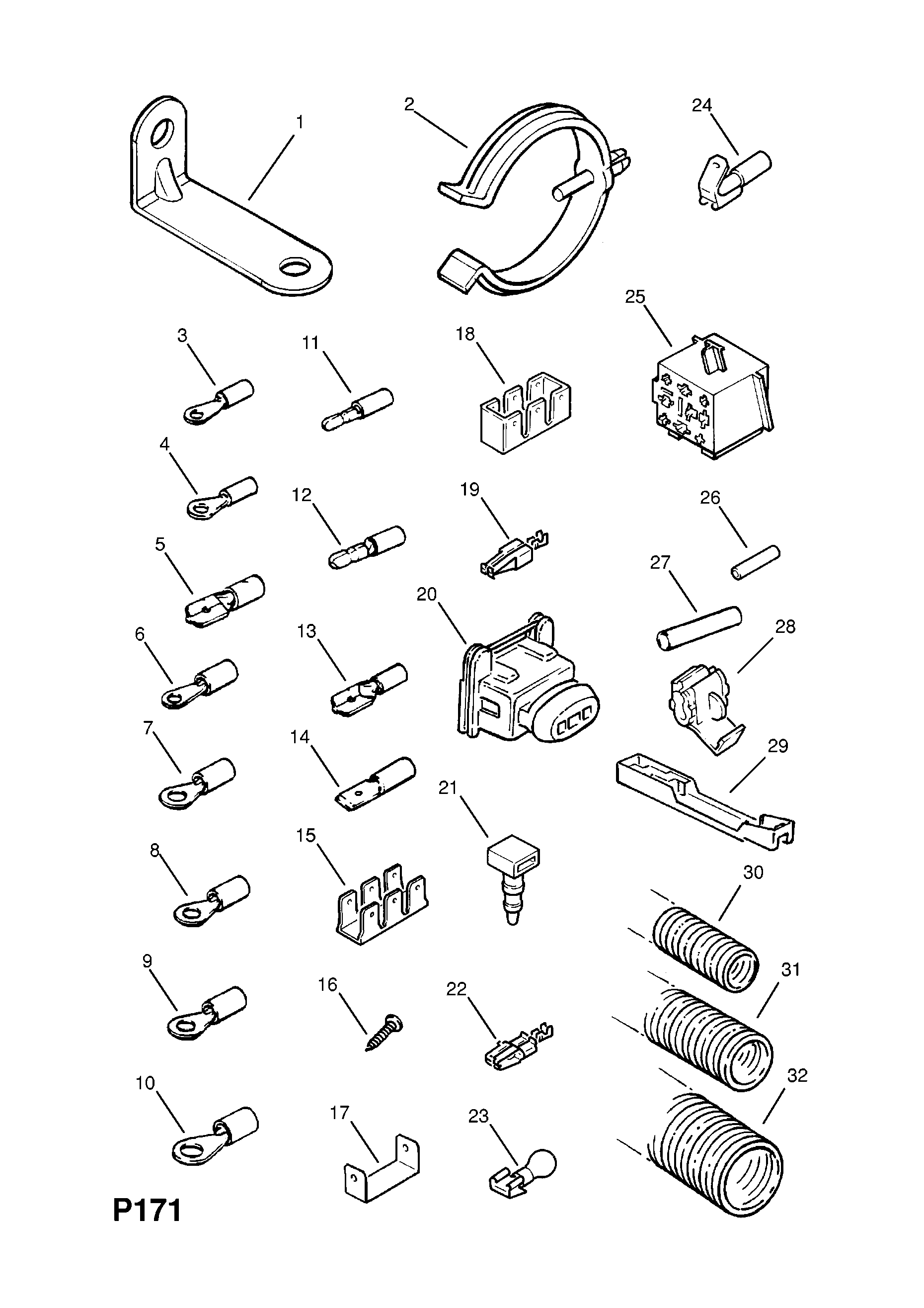 WIRING HARNESS FITTINGS (CONTD.)