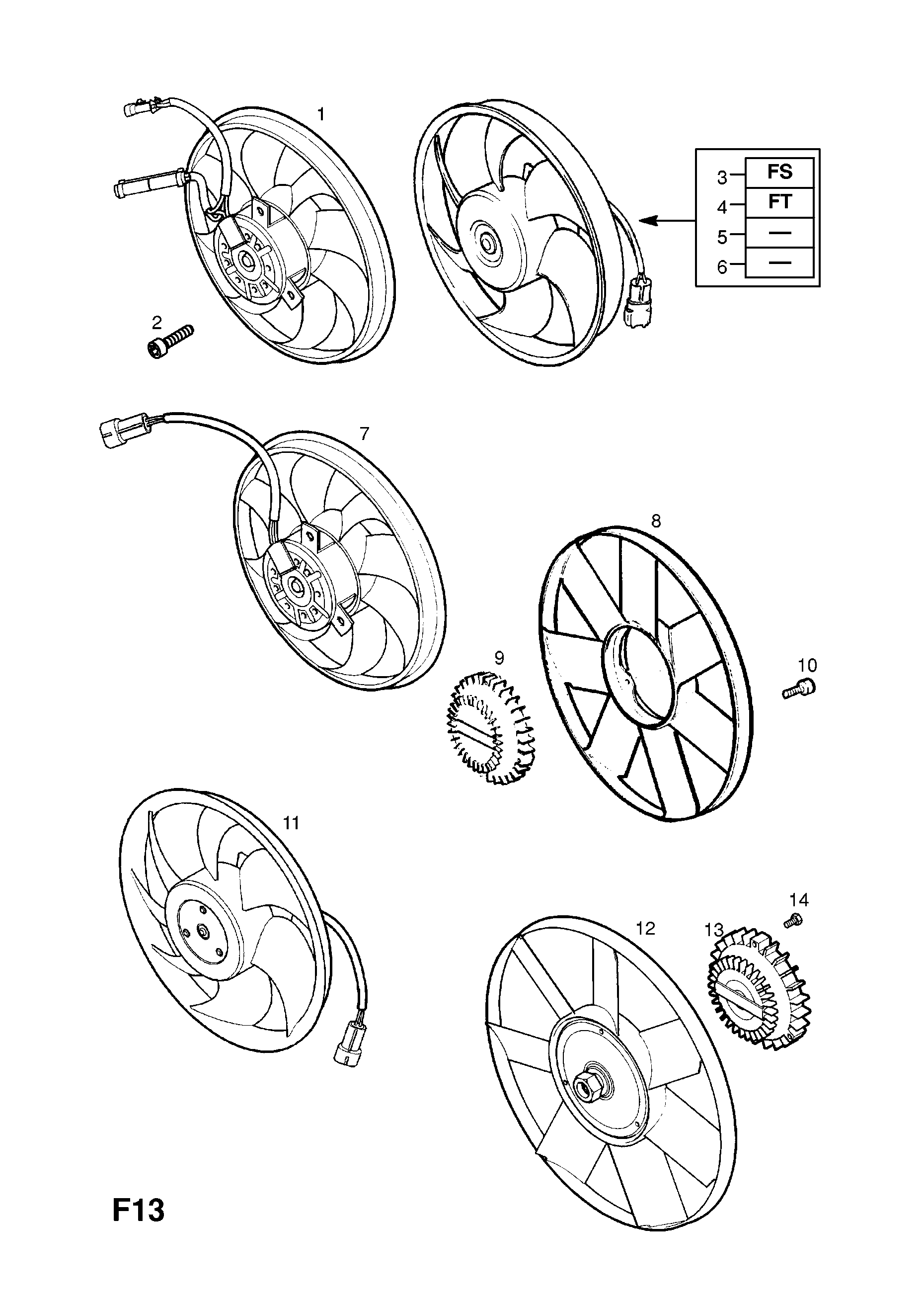FAN AND DRIVE (CONTD.) <small><i>[Y25TD[L14] ENGINE]</i></small>