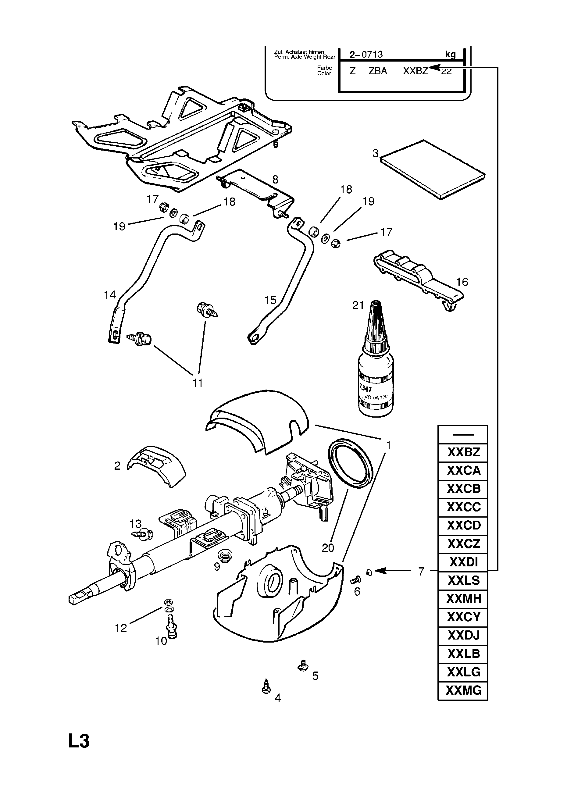 STEERING COLUMN (CONTD.) <small><i>[ALL MODELS (CONTD.)]</i></small>