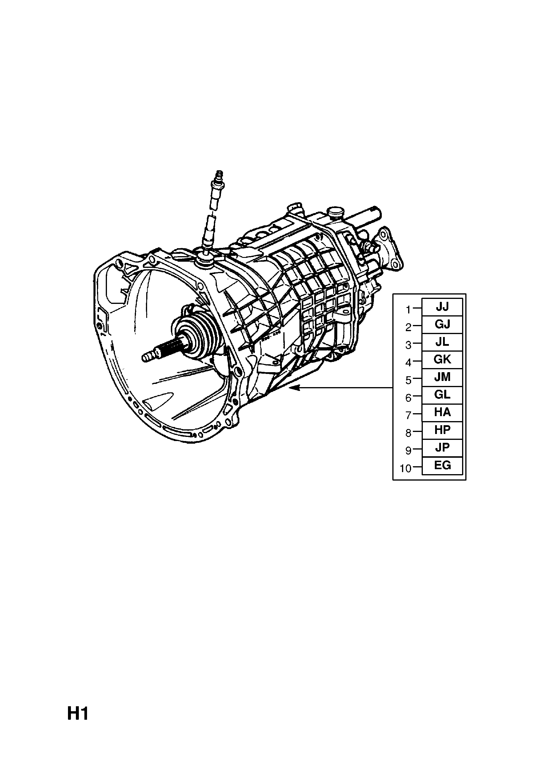 TRANSMISSION ASSEMBLY (EXCHANGE) <small><i>[FOR VAUXHALL]</i></small>