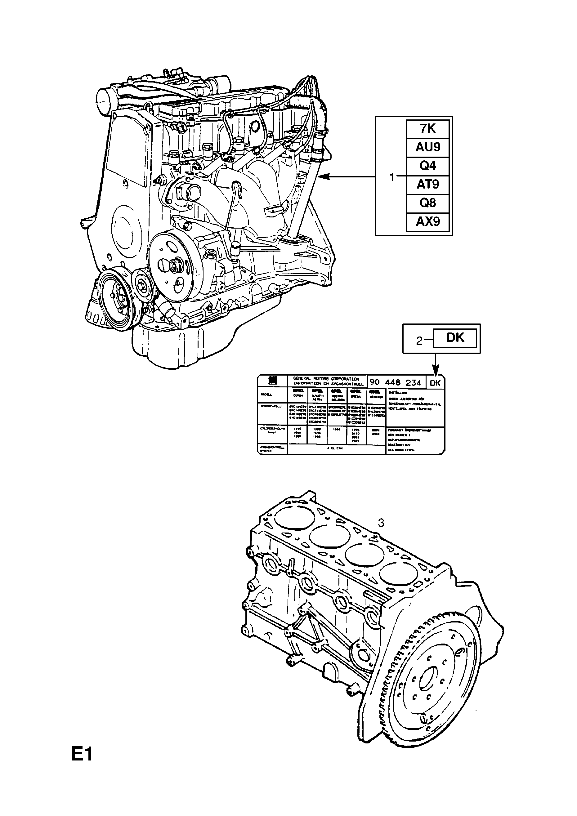 ENGINE ASSEMBLY <small><i>[AUTOMATIC TRANSMISSION]</i></small>