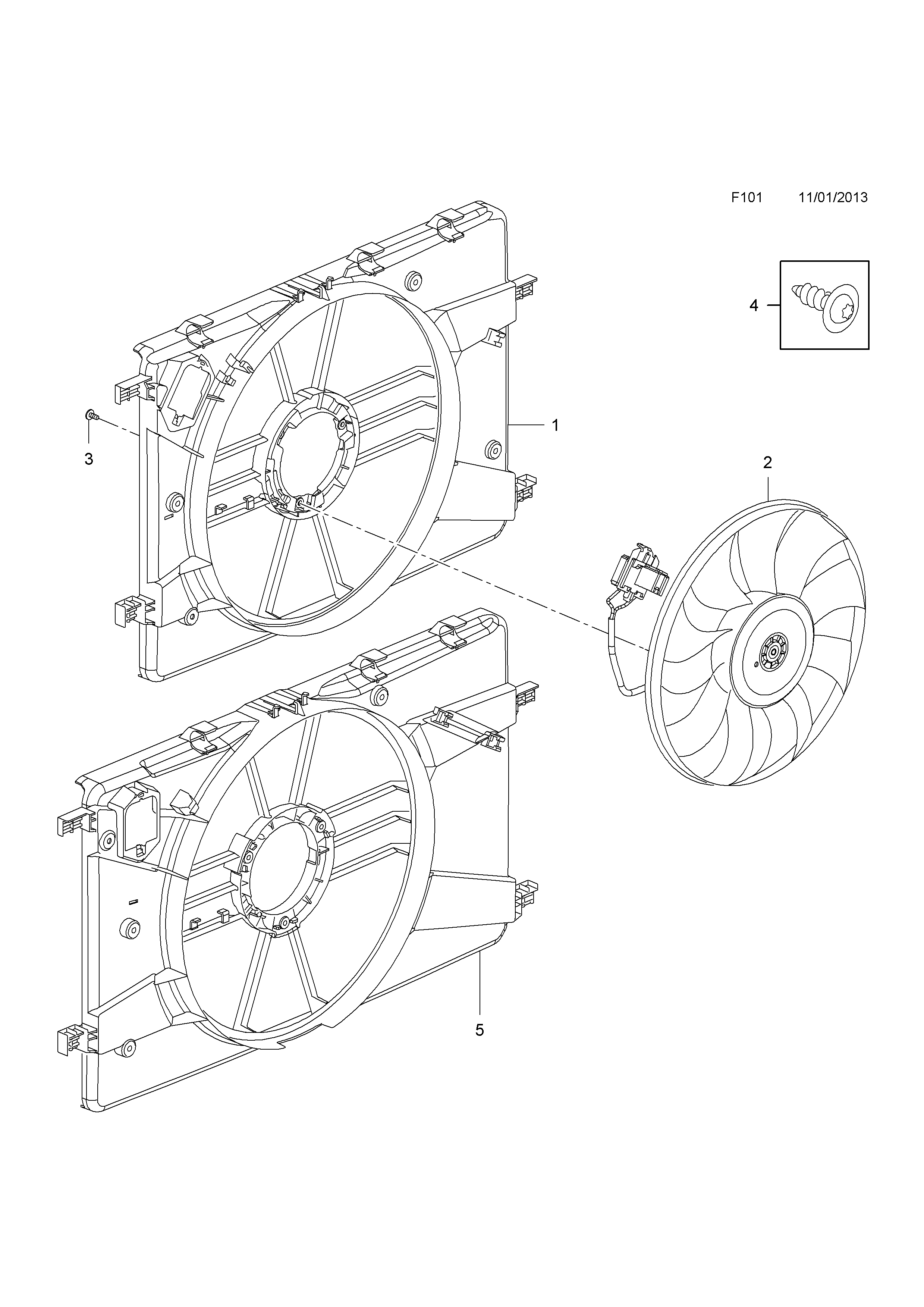 FAN AND DRIVE <small><i>[PETROL ENGINES]</i></small>