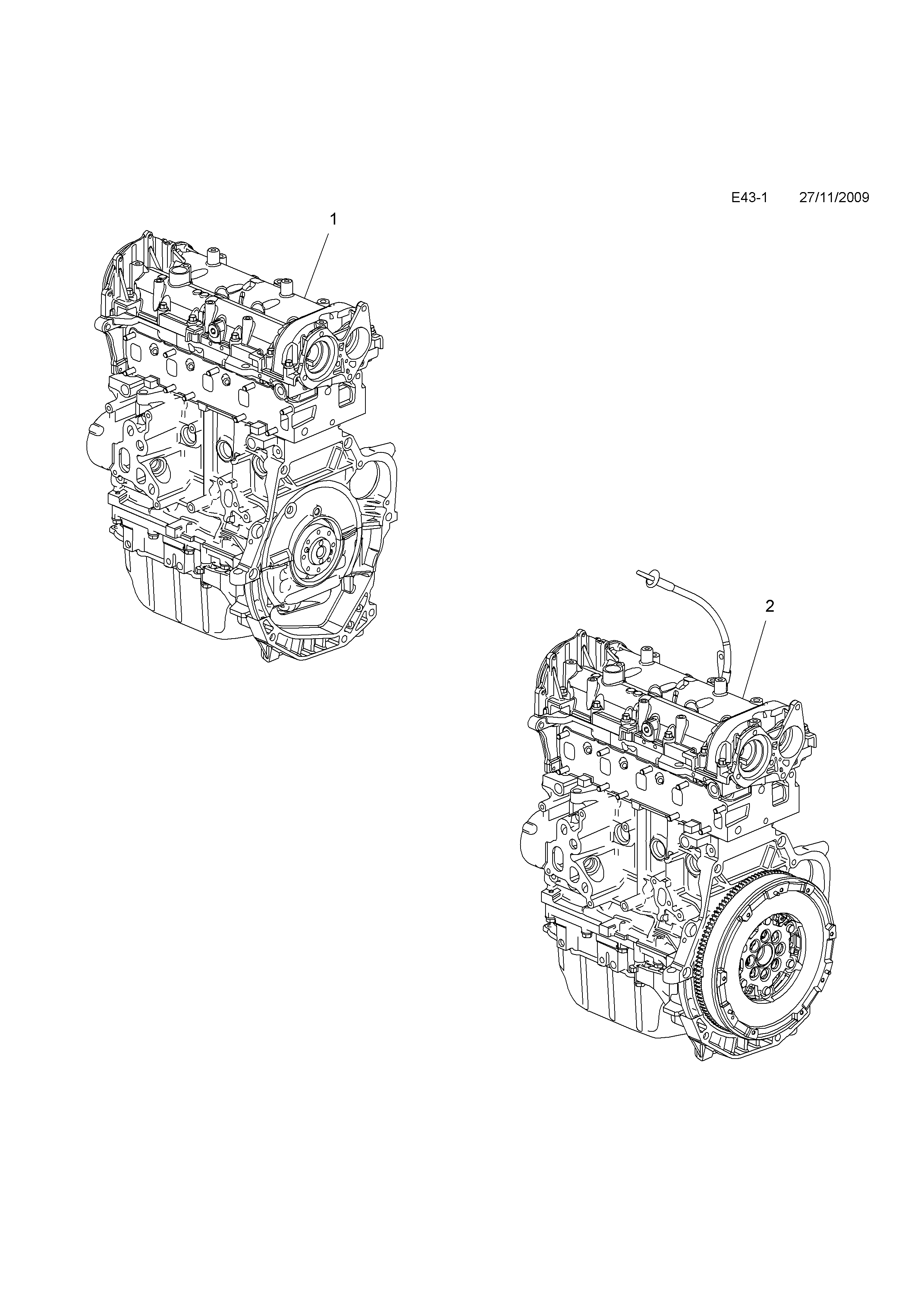 ENGINE ASSEMBLY (EXCHANGE) <small><i>[FOR VAUXHALL]</i></small>