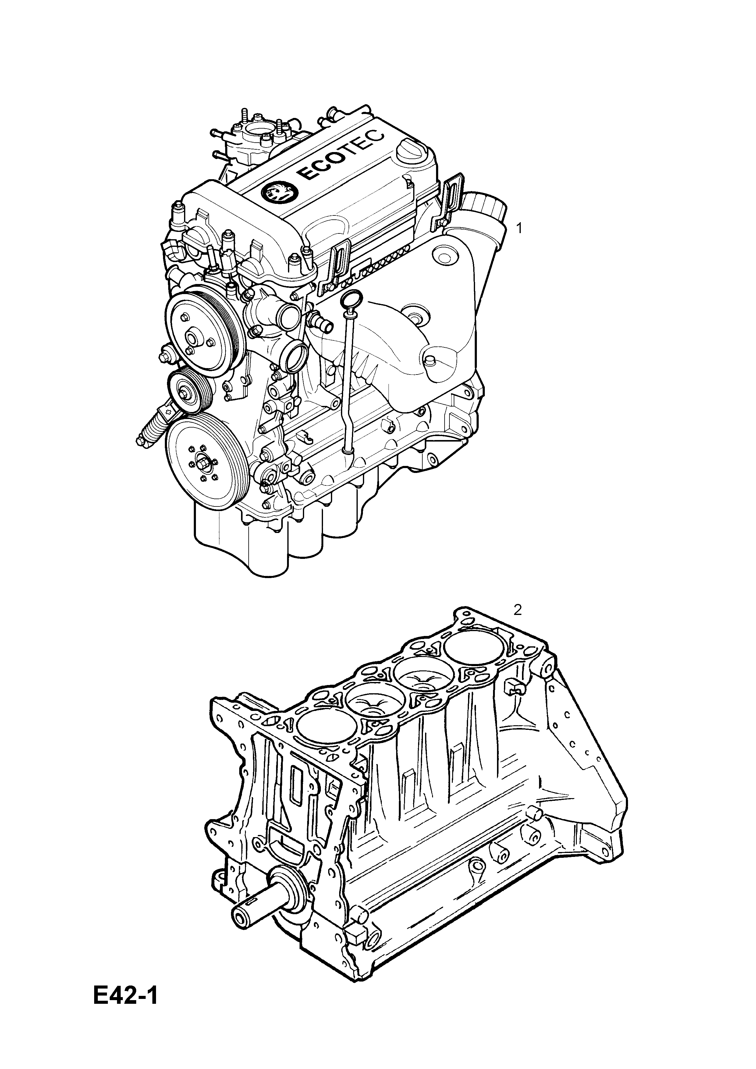 ENGINE ASSEMBLY <small><i>[USED WITH EASYTRONIC TRANSMISSION]</i></small>