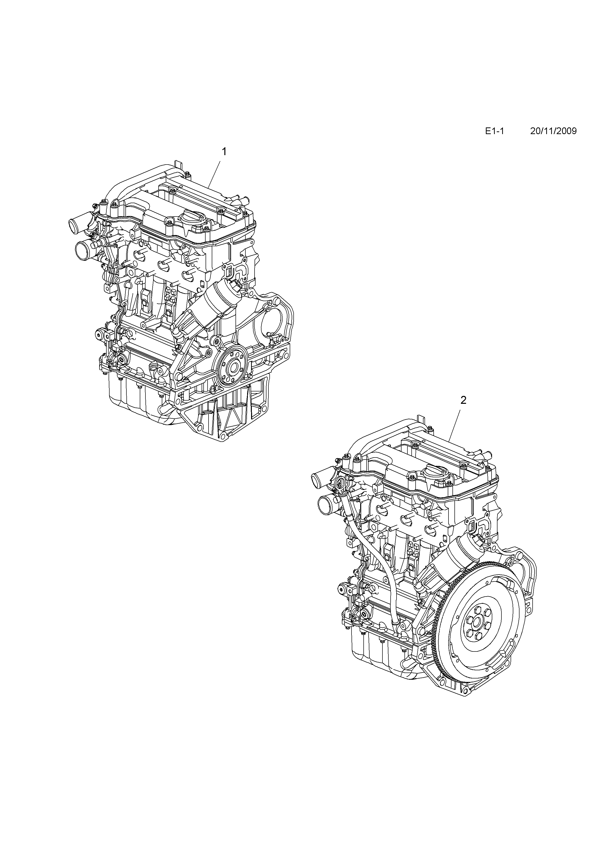 ENGINE ASSEMBLY (EXCHANGE) <small><i>[EXCEPT VAUXHALL]</i></small>