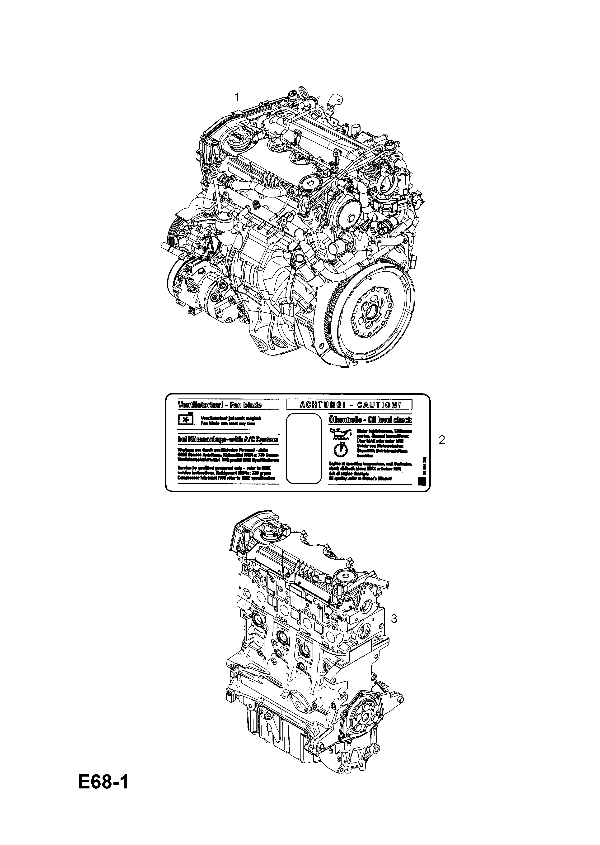 ENGINE ASSEMBLY <small><i>[USED WITH MANUAL TRANSMISSION]</i></small>