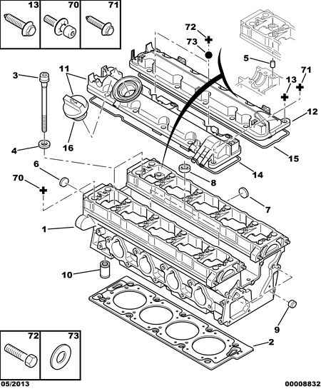CYLINDER HEAD - COVER 为了 Peugeot 406 406