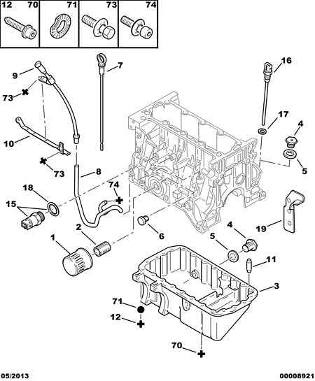 ENGINE OIL SUMP FILTER PROBE Για Peugeot 406 406