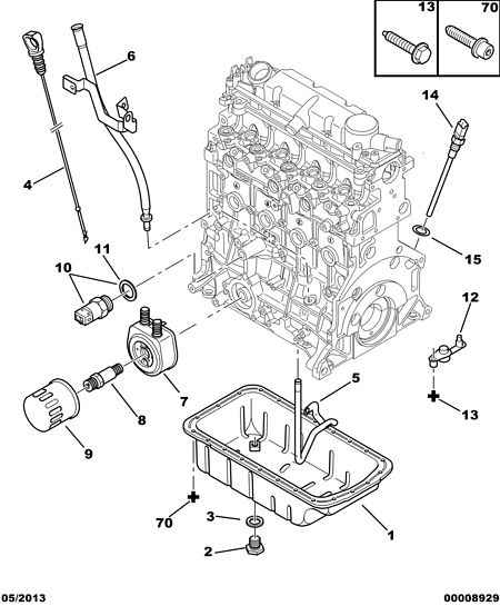 ENGINE OIL SUMP FILTER PROBE สำหรับ Peugeot 406 406