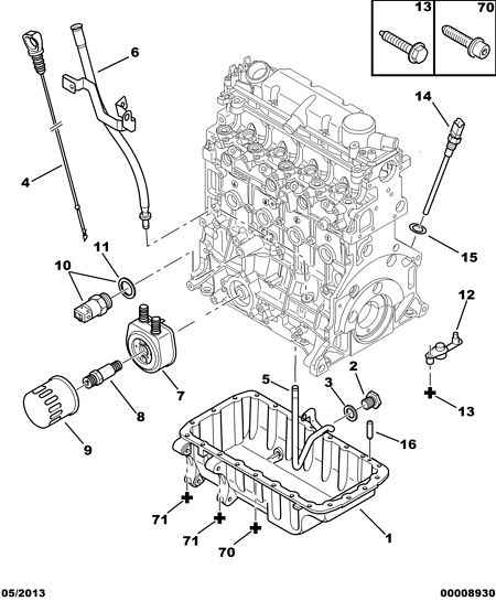 ENGINE OIL SUMP FILTER PROBE dla Peugeot 406 406