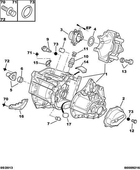 ENGINE CLUTCH HOUSING MANUAL GEARBOX dla Peugeot 406 406