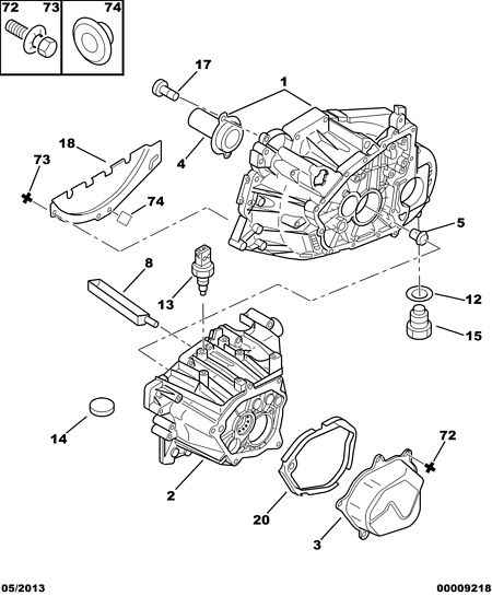 ENGINE CLUTCH HOUSING MANUAL GEARBOX Για Peugeot 406 406