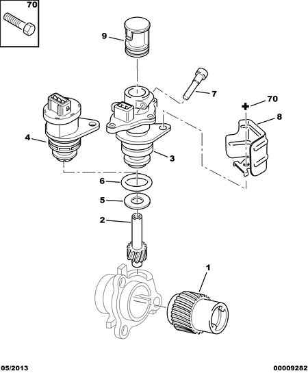TACHOMETER CONTROL SCREW MANUAL GEARBOX для Peugeot 406 406