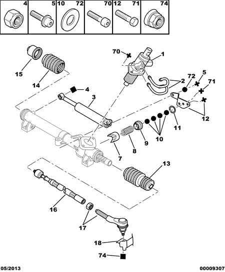 STEERING RACK COMPONENTS for Peugeot 406 406