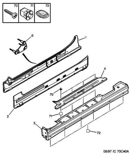 UNDERBODY AND SIDEMEMBER for Peugeot 406 406