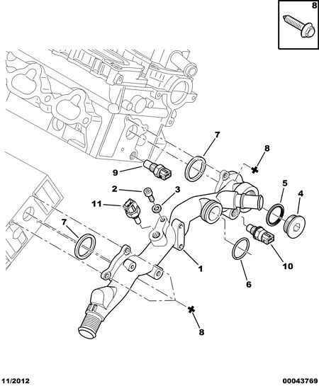 OUTLET TANK SWITCH PROBE for Peugeot 406 406