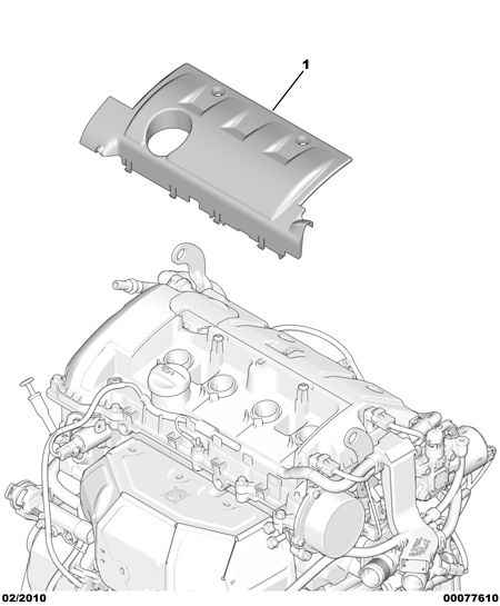 ENGINE COVER por Peugeot 508 508