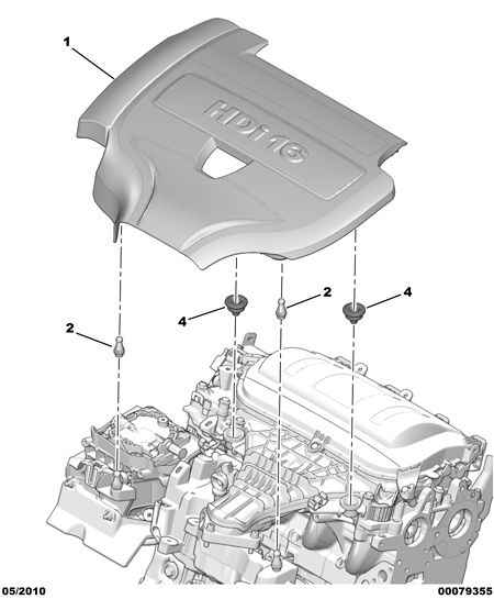 ENGINE COVER za Peugeot 508 508