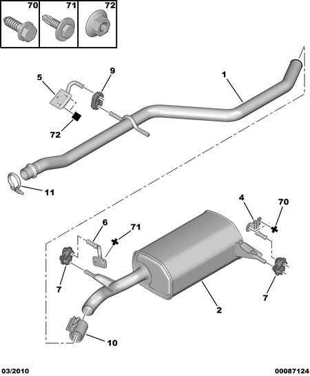 INTERMEDIATE AND REAR EXHAUST til Peugeot 508 508