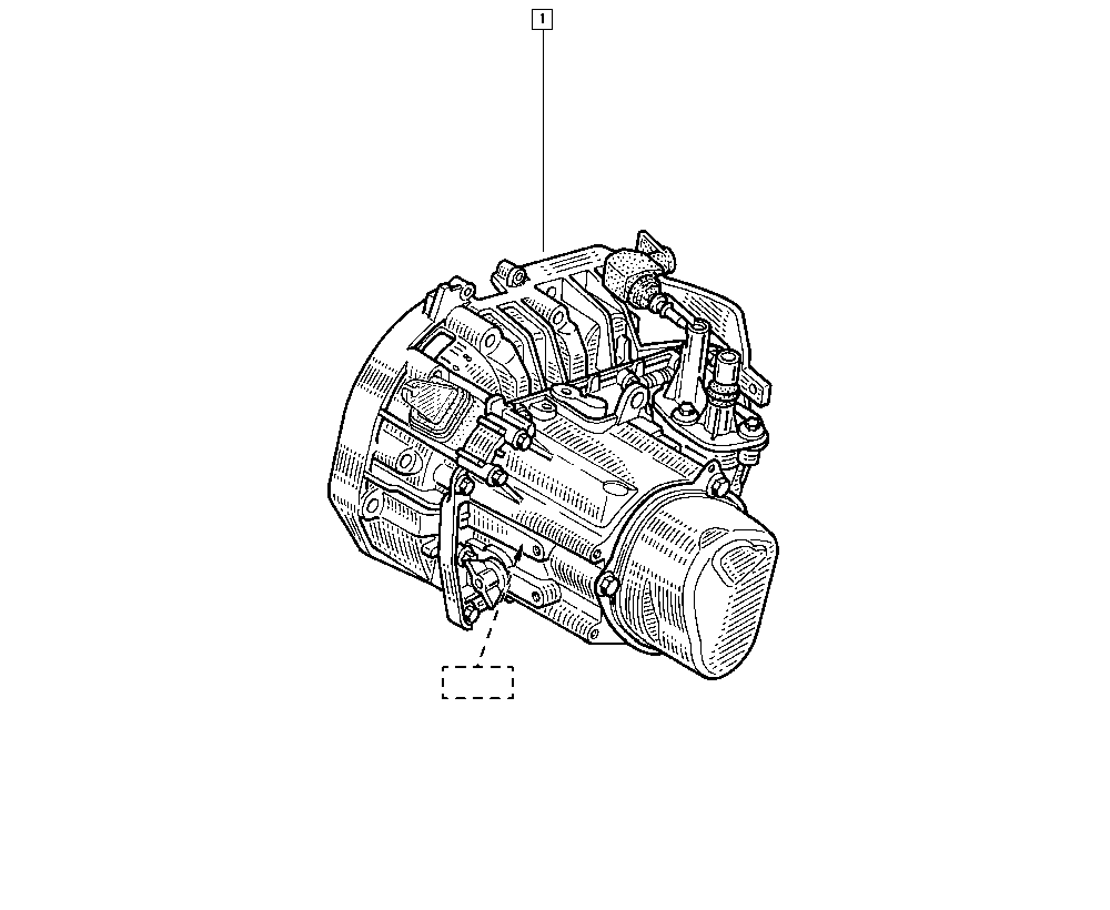 Manual gearbox för Renault Logan Logan Sandero I