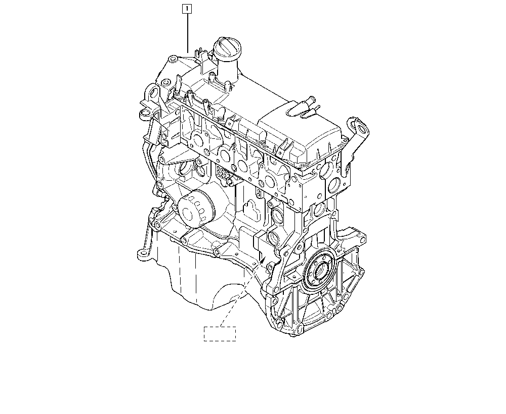 Complete engine til Renault Logan Logan Sandero I